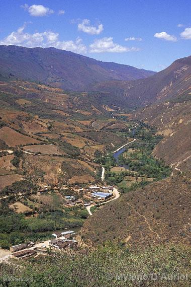 Tingo, panoramic view of the valley