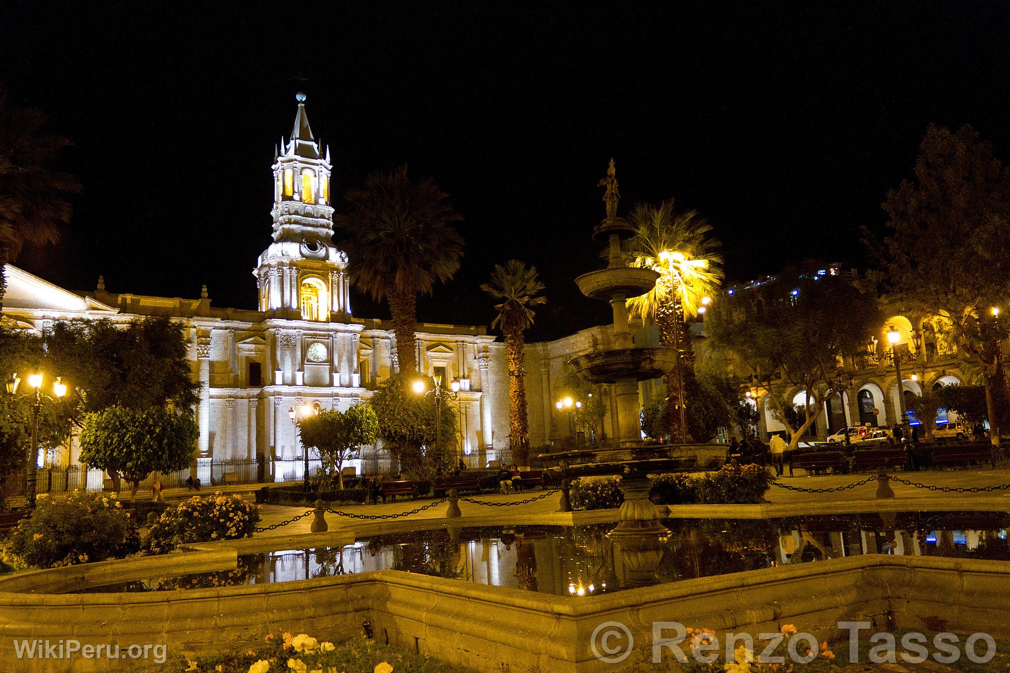 Plaza de Armas and Cathedral of Arequipa