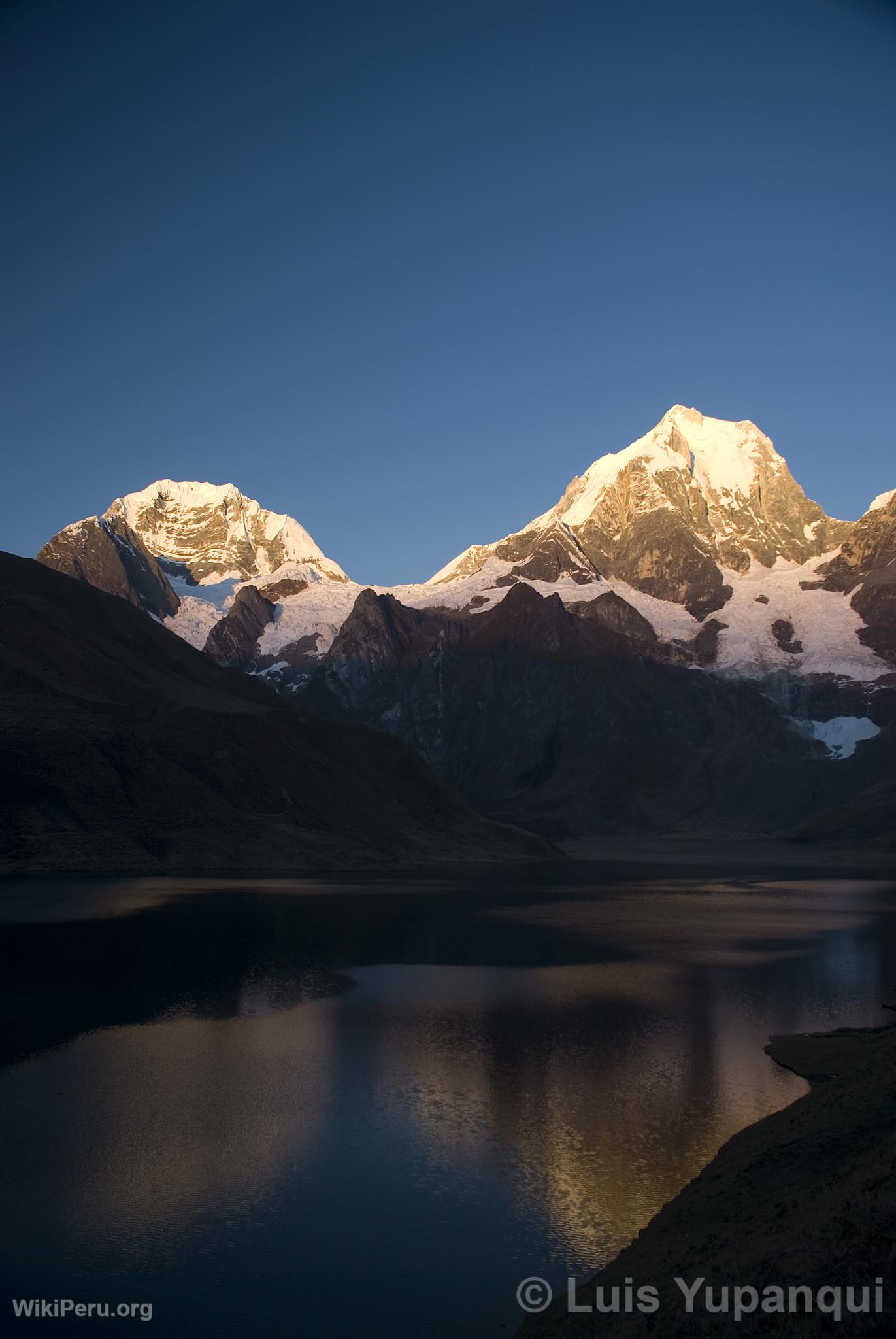 Yerupaj Snow-Capped Mountain