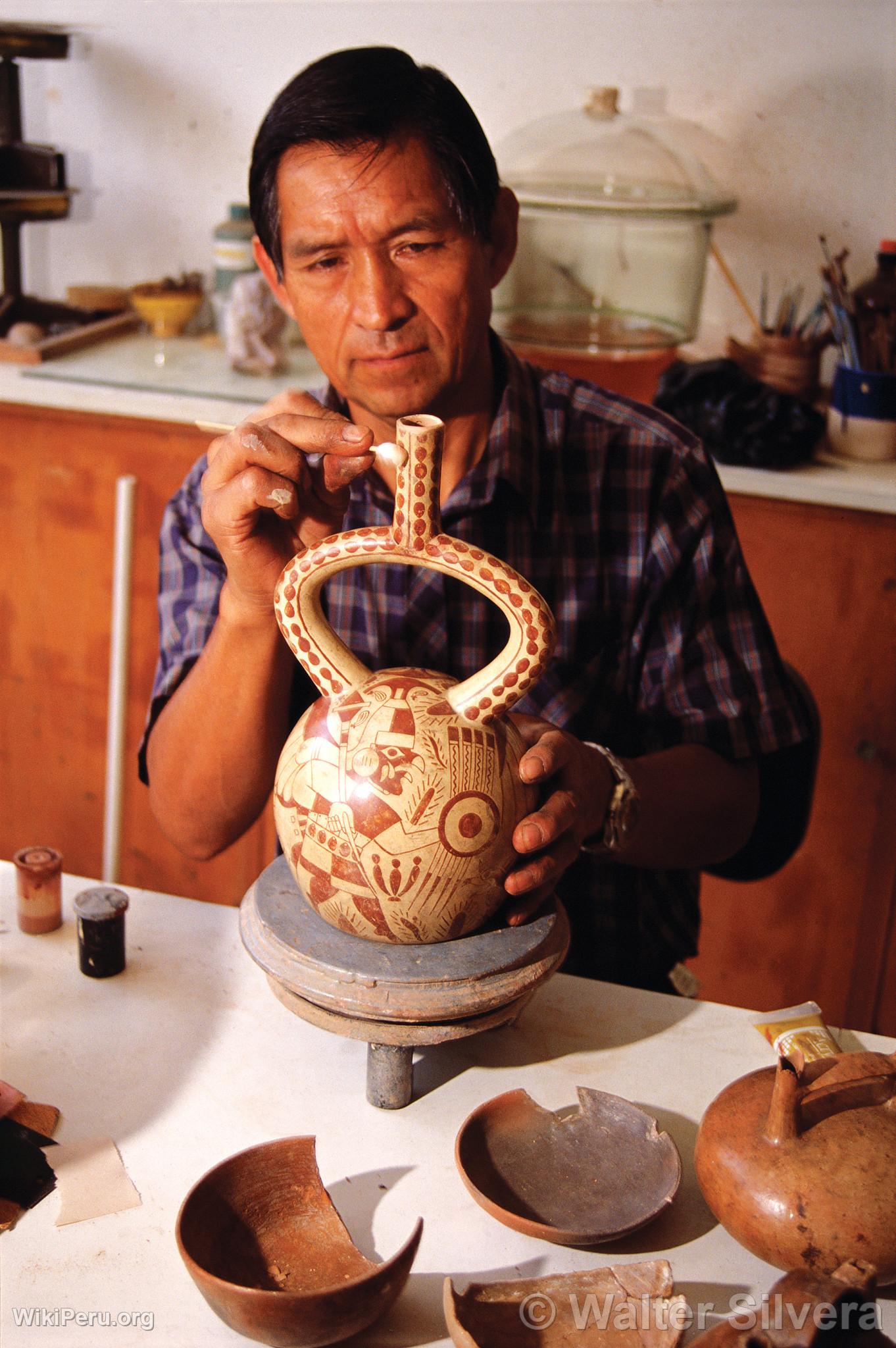 Restoration of Moche Ceramics