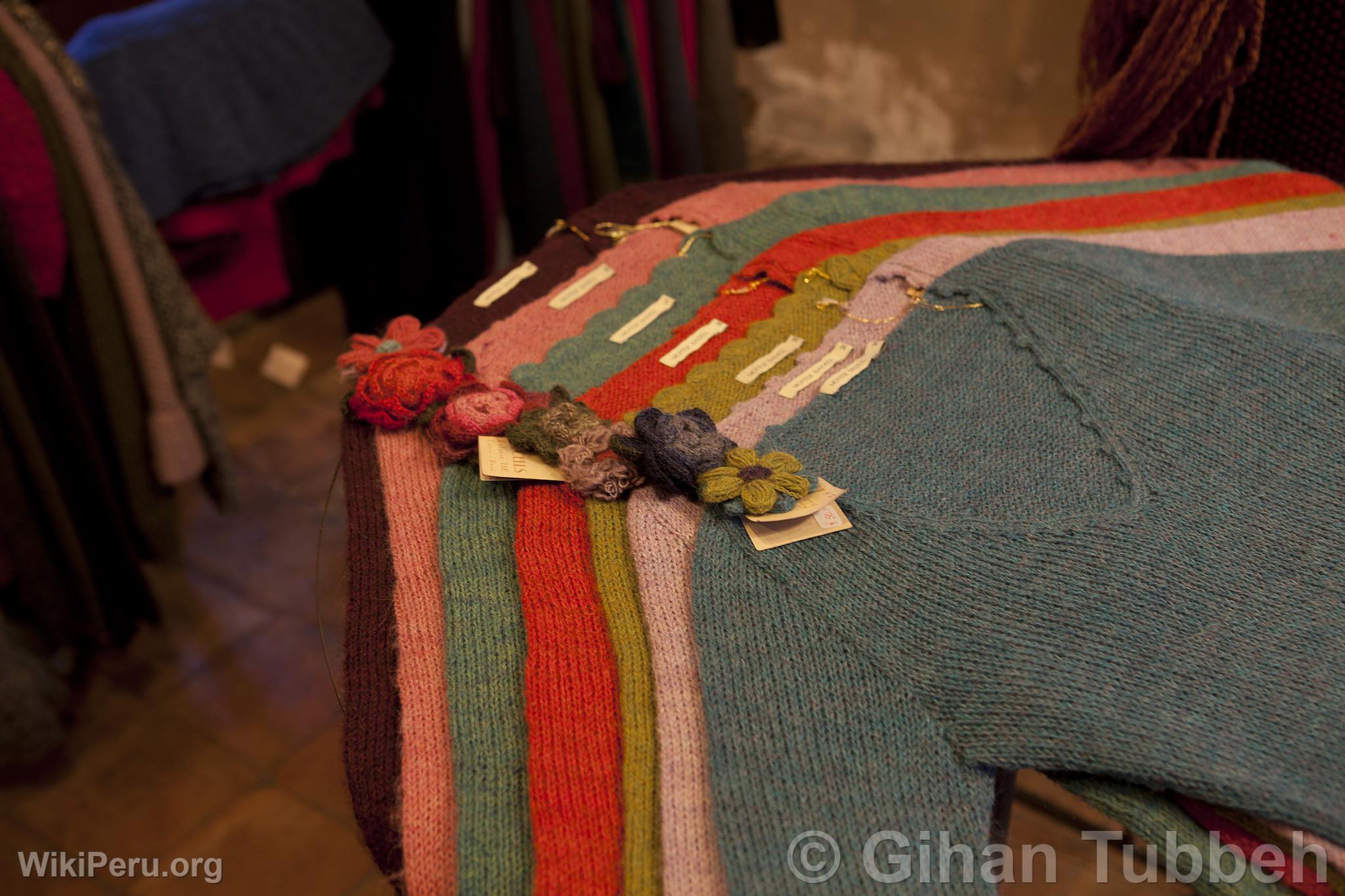 Alpaca Clothing Store in Cusco