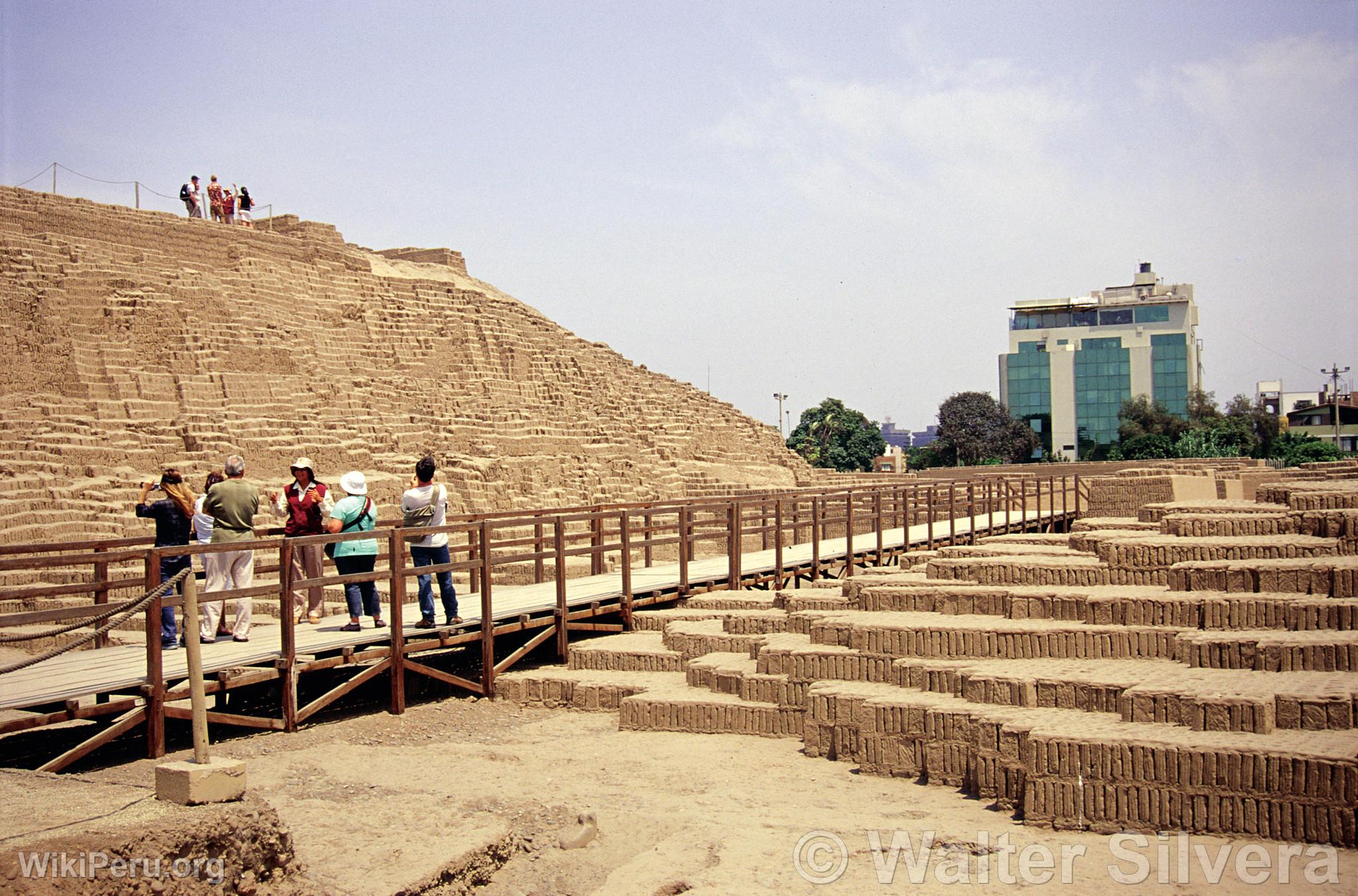 Huaca Pucllana in Miraflores, Lima