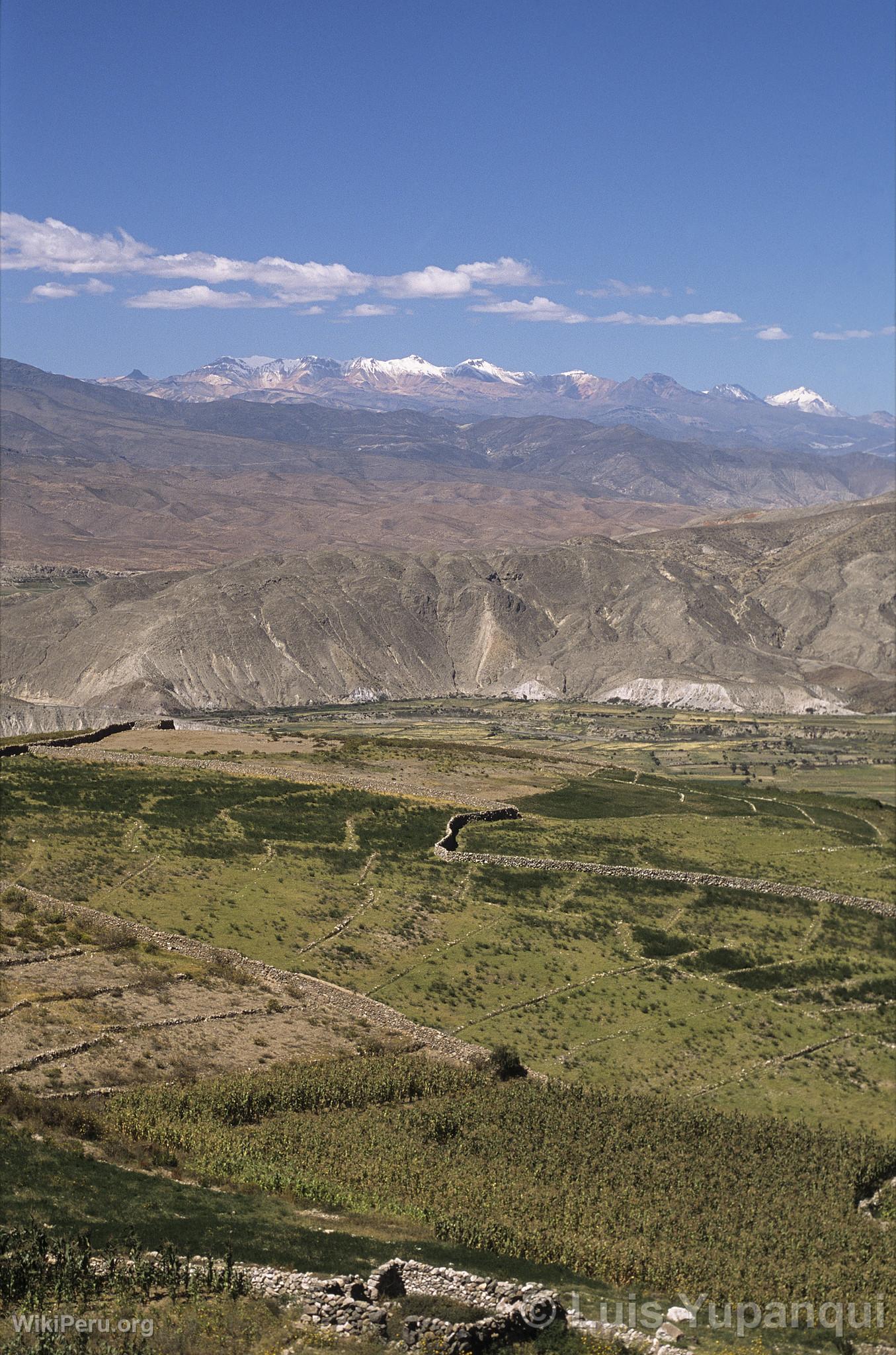 Terraces and Barroso Mountain Range