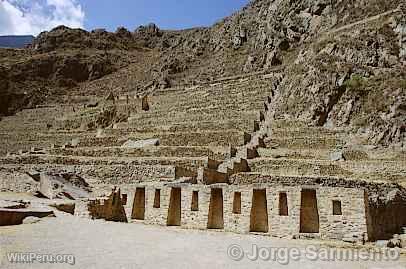 Terrace cultivation, Ollantaytambo