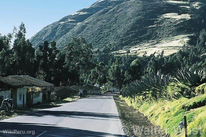 Road to the right bank of the Santa River