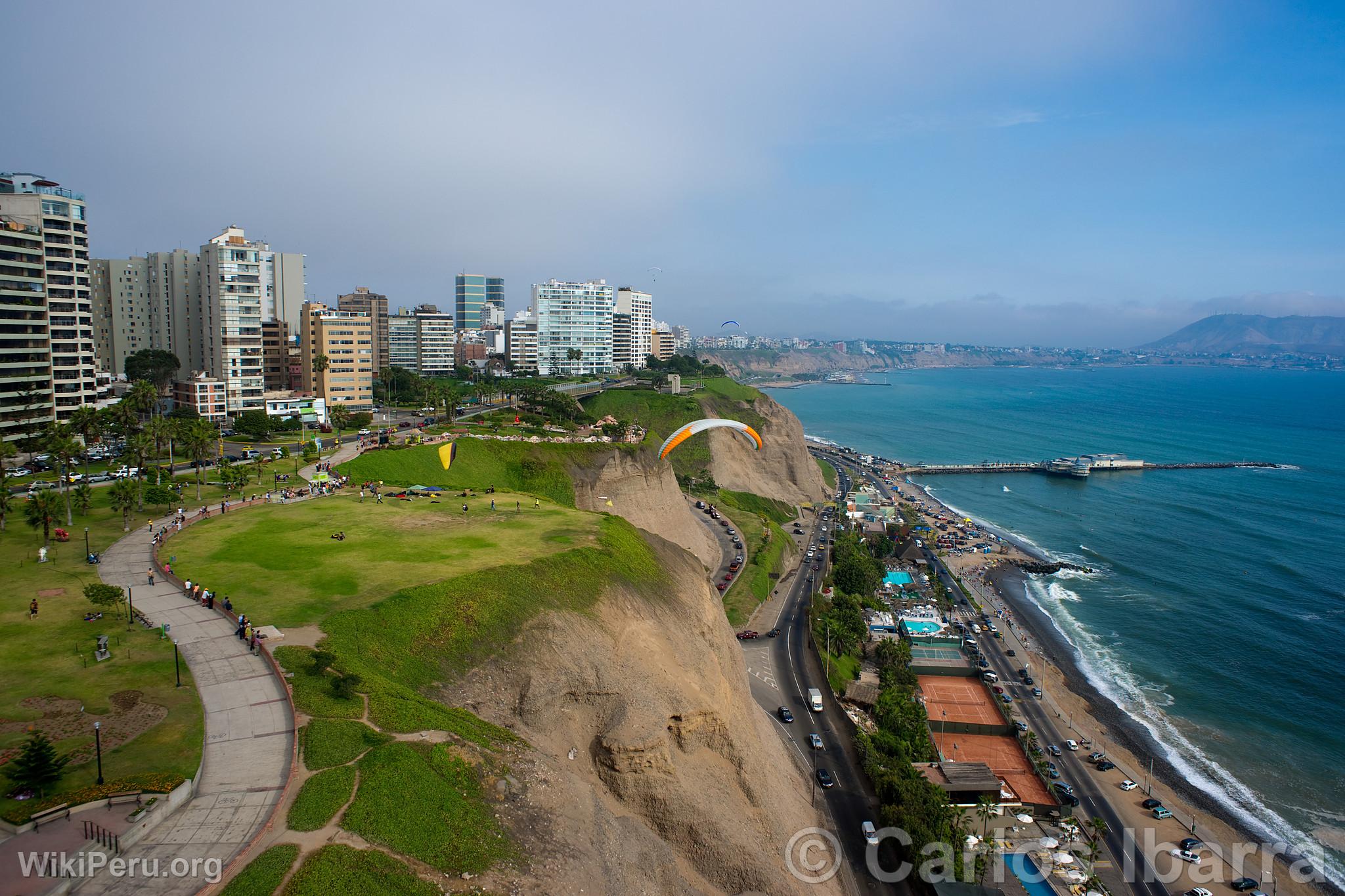 Costa Verde in Miraflores, Lima