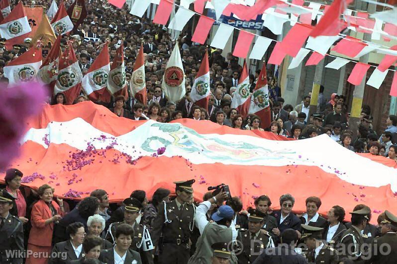 Flag Procession, Tacna