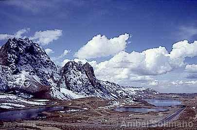 Snow-capped Mountain in Ticlio