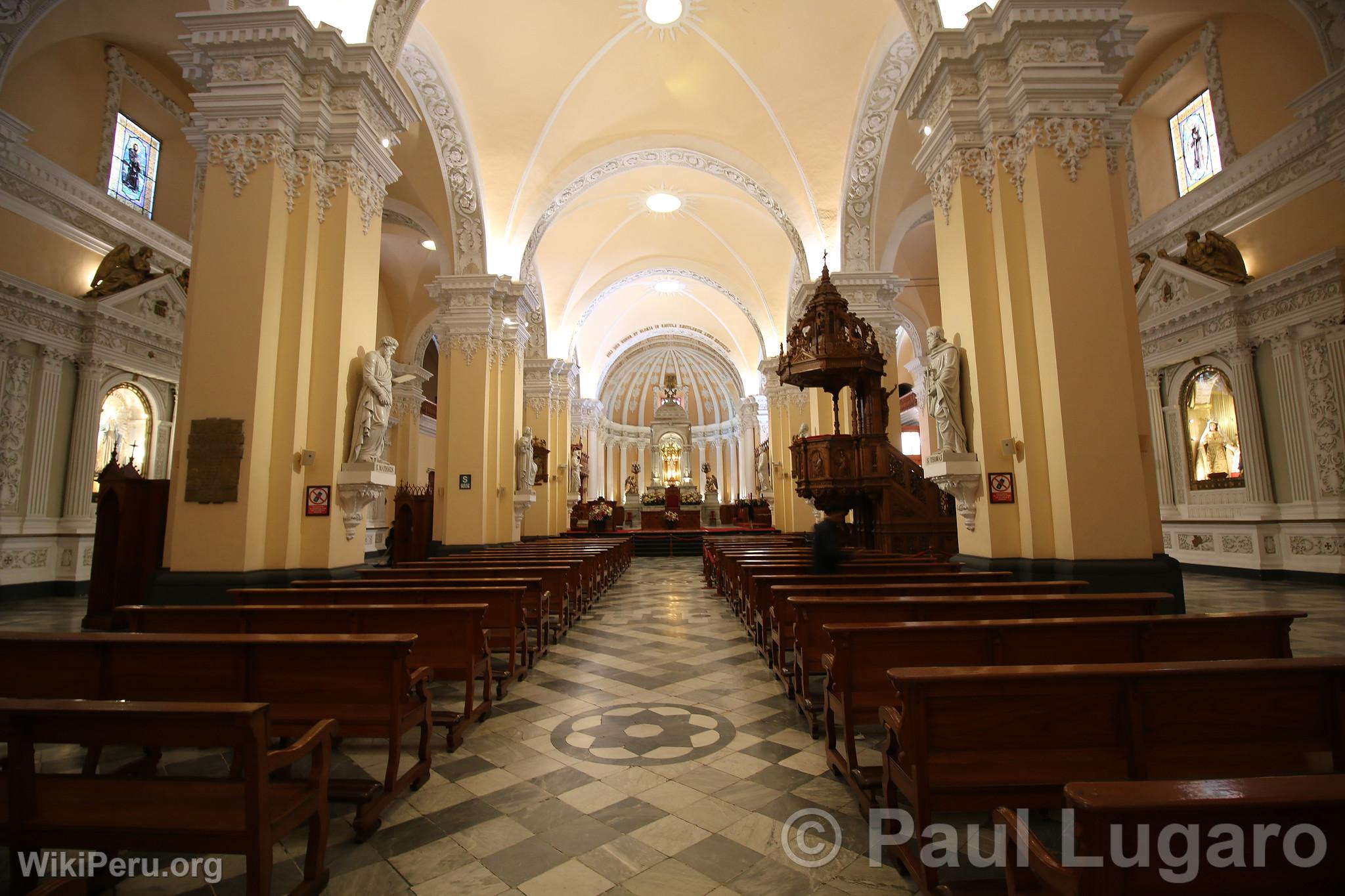 Interior of the Cathedral, Arequipa