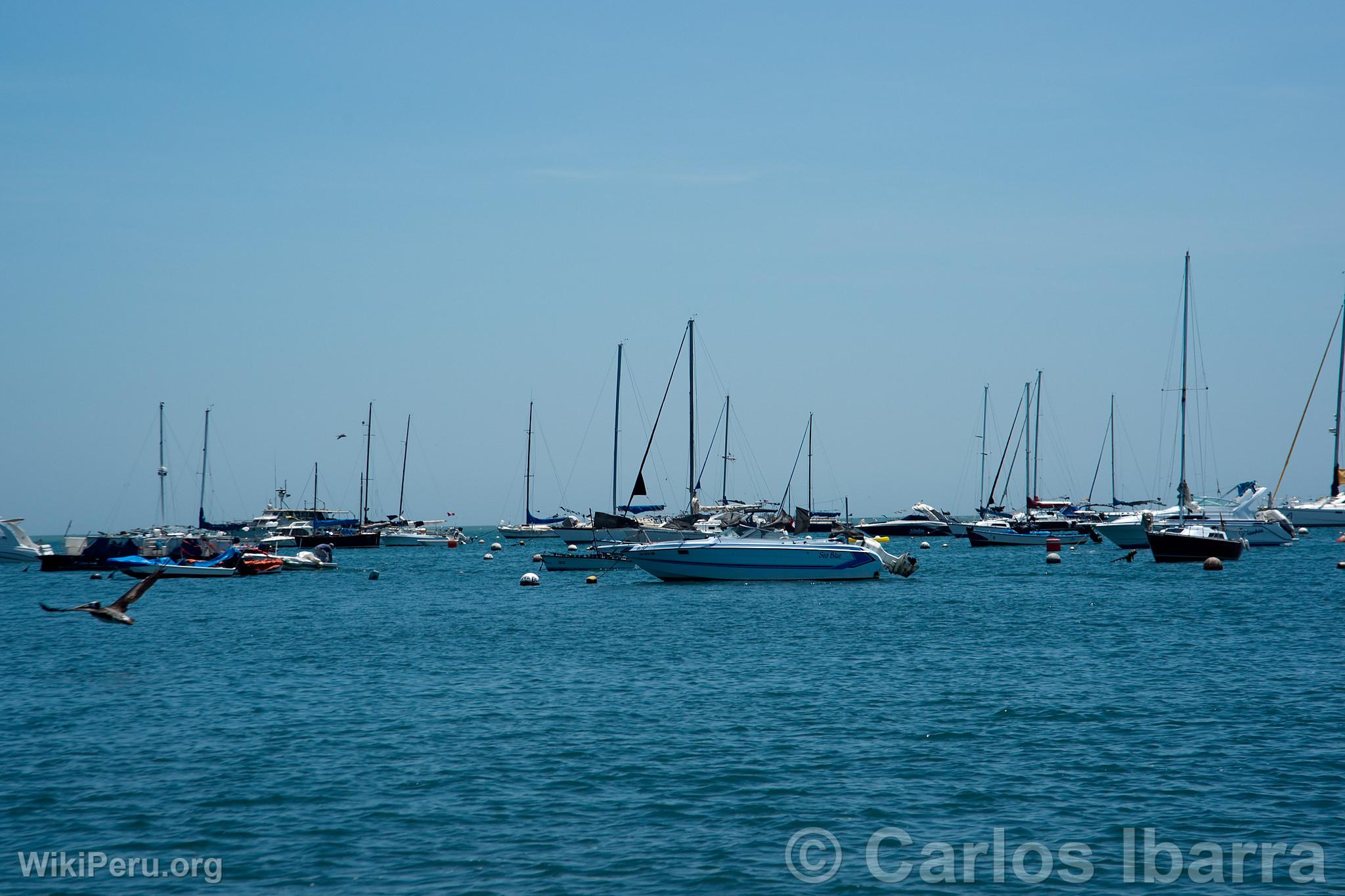 Yachts in La Punta, Callao