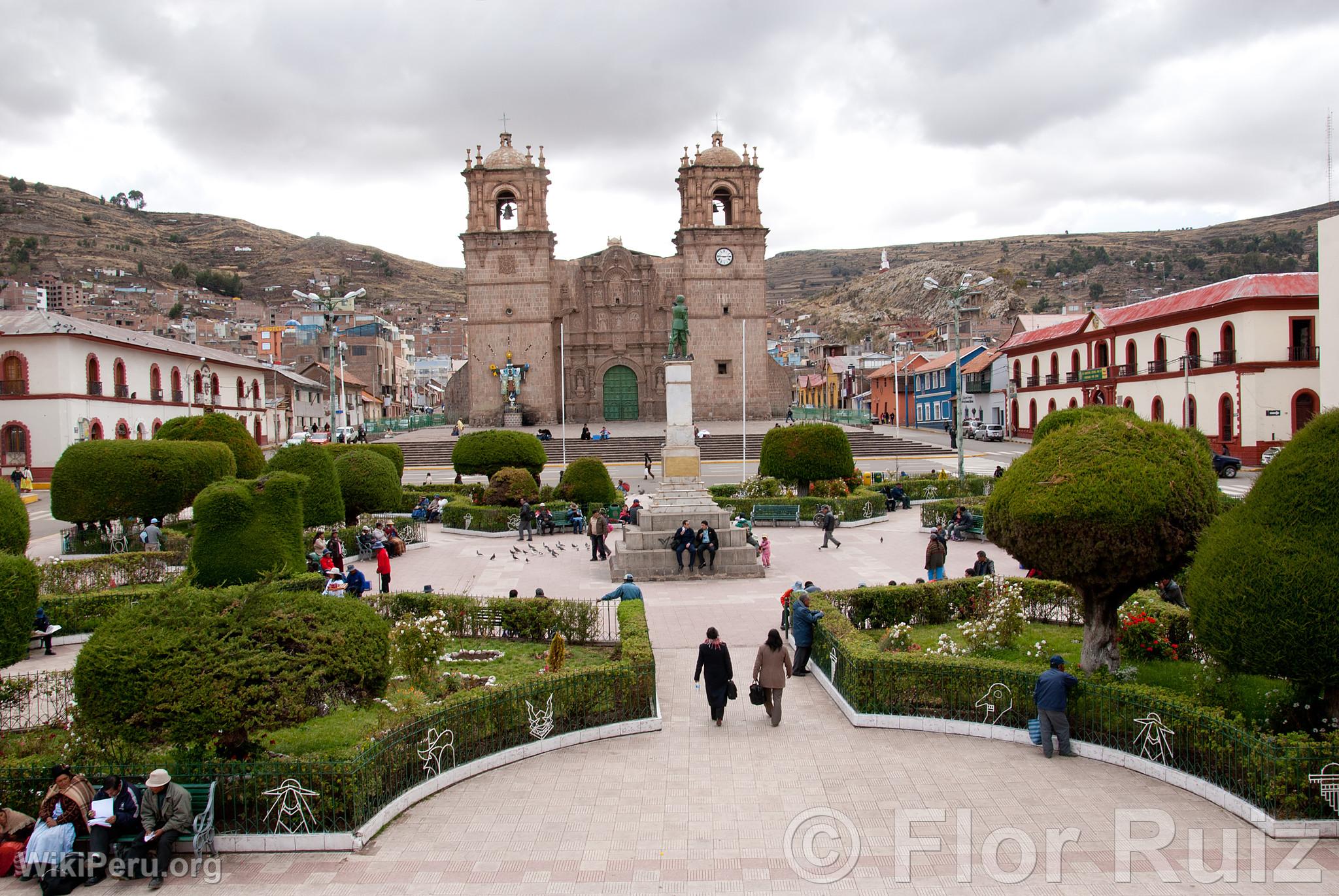 Puno Square and Cathedral