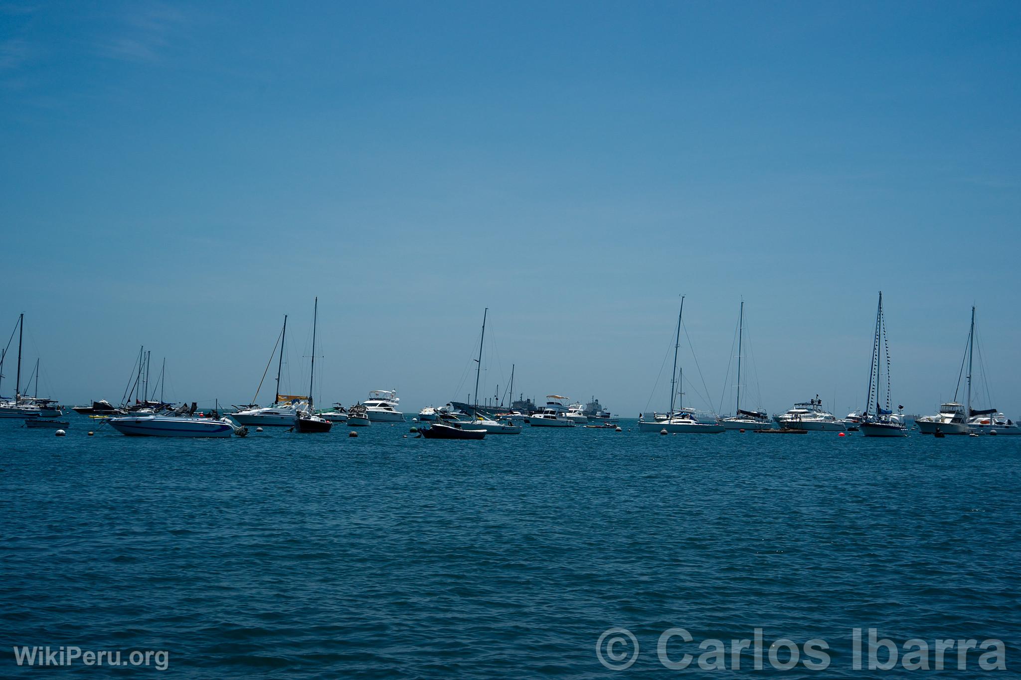 Yachts in La Punta, Callao