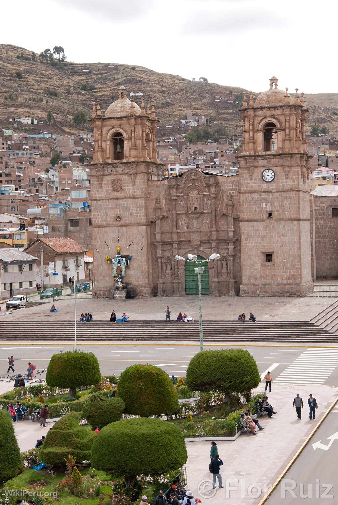 Puno Square and Cathedral