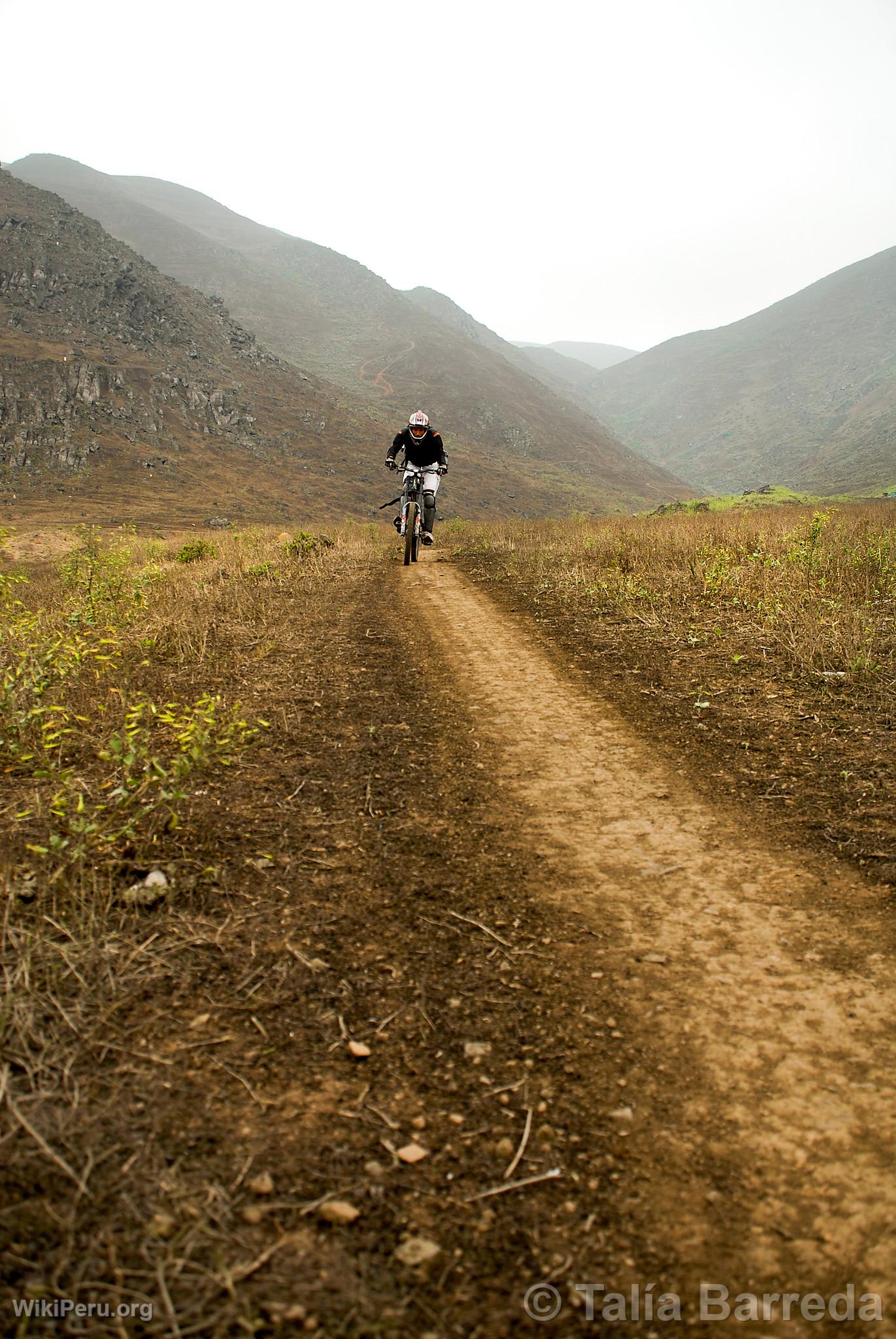 Cycling at Lomas de Lcumo