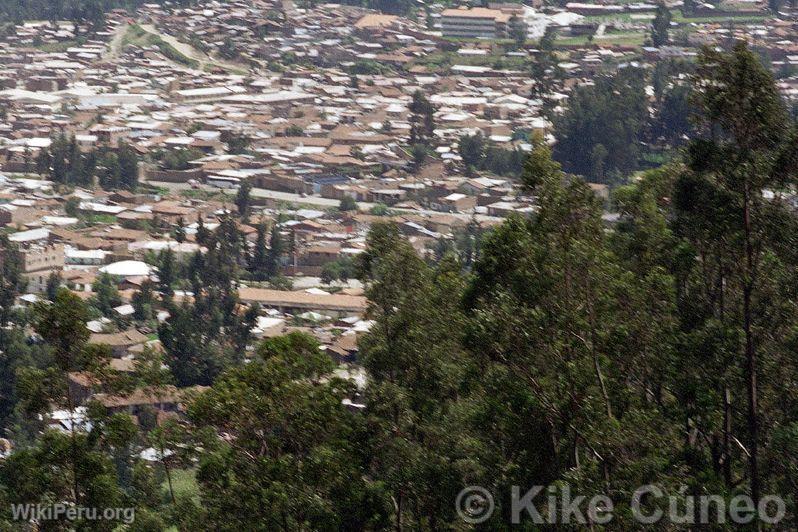 Panoramic view of Huaraz, Huarz