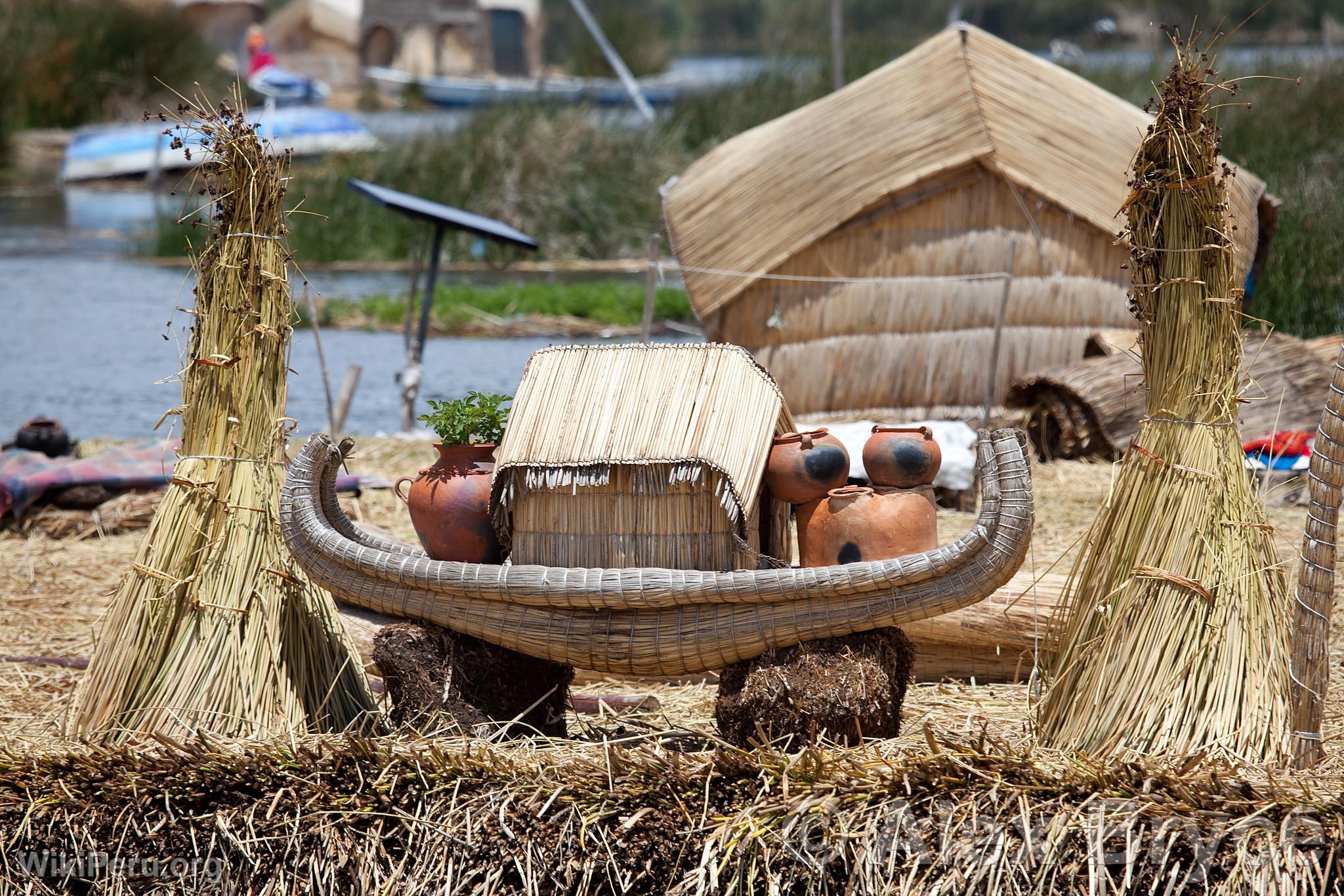 Crafts in the Uros Islands