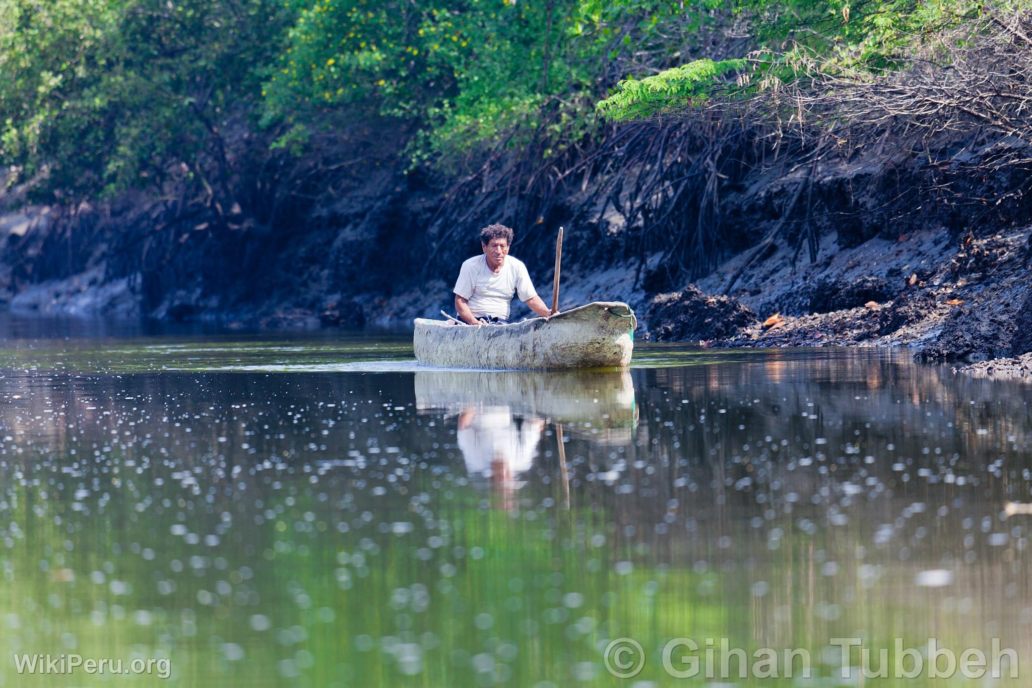 Boat in Tumbes Mangroves