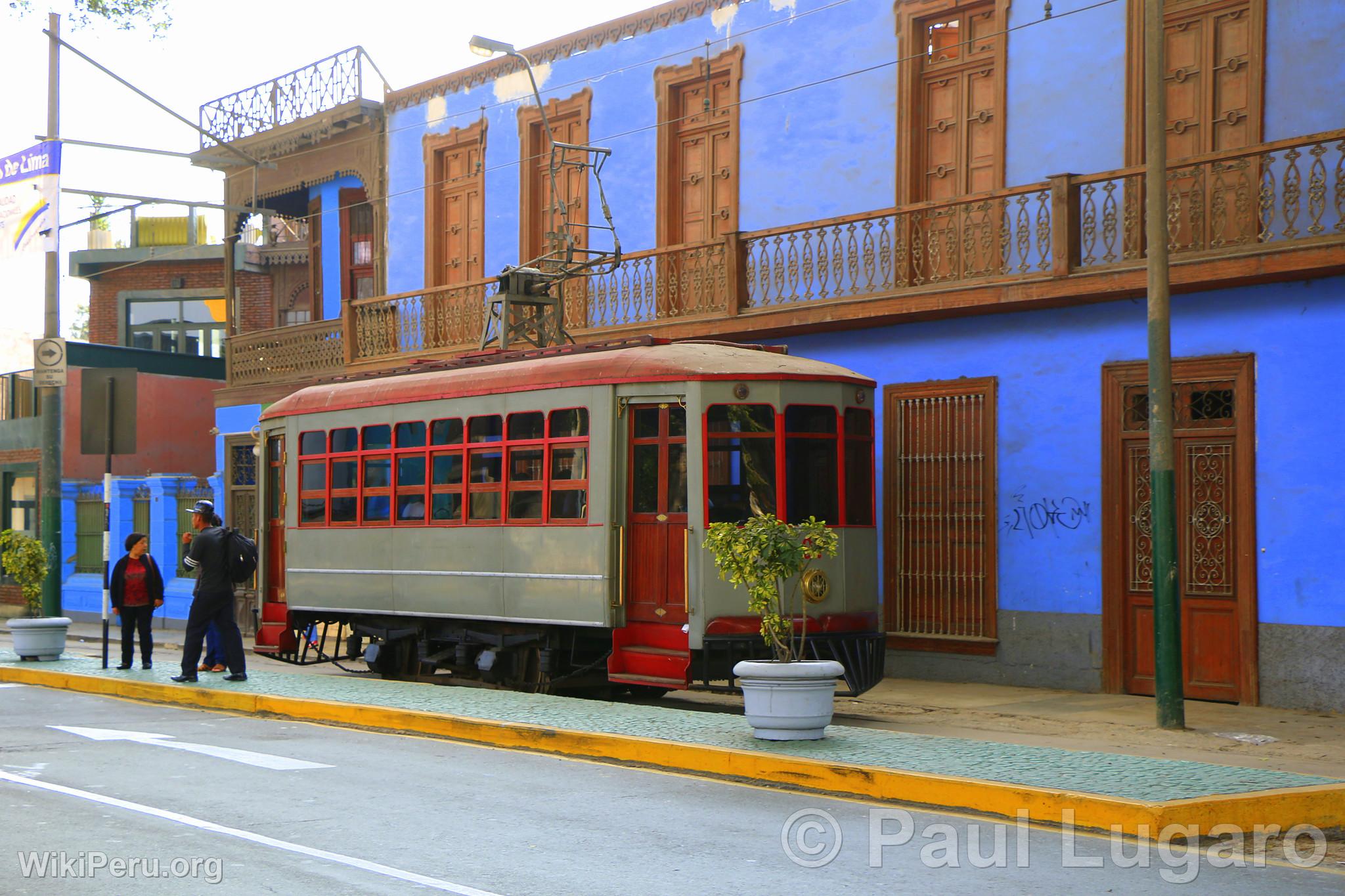 Tramway in Barranco, Lima