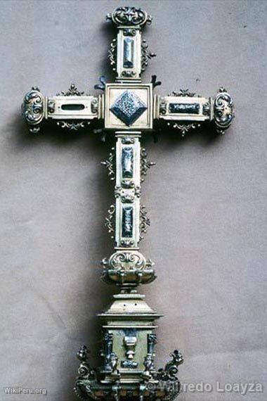 Silver Cross. San Francisco Convent, Cuzco