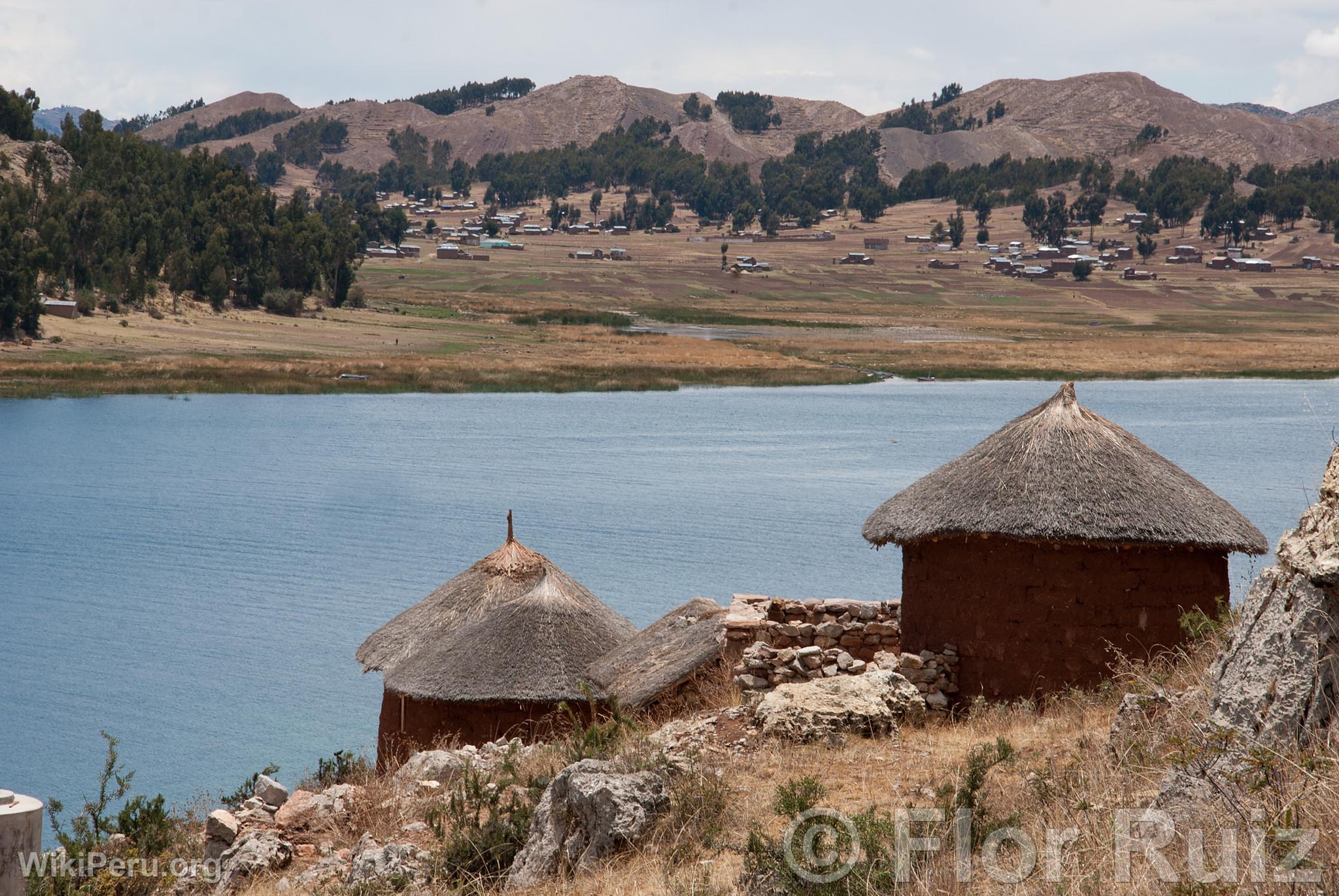 Tikonata Island on Lake Titicaca