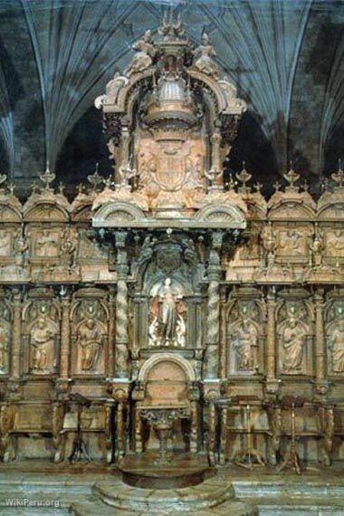 Chorus Stalls. Cuzco Cathedral