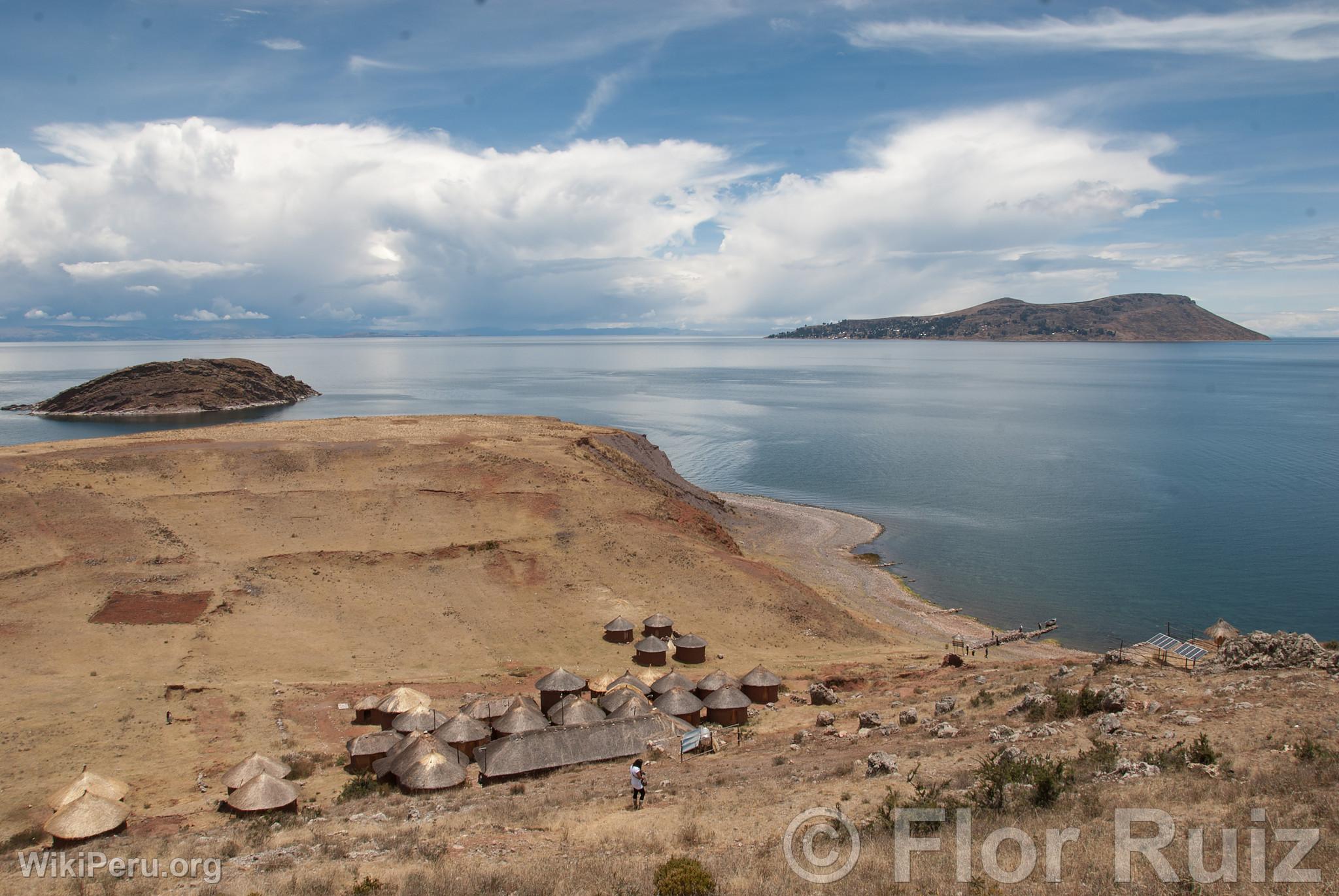 Tikonata Island on Lake Titicaca