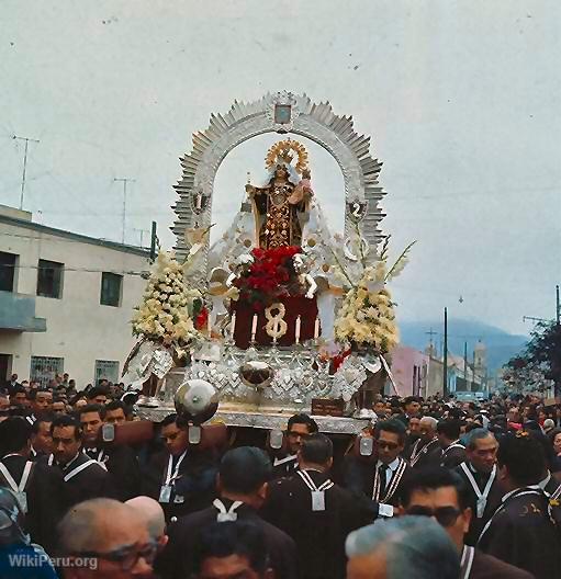 Procession of the Virgin of Carmen, Tarma