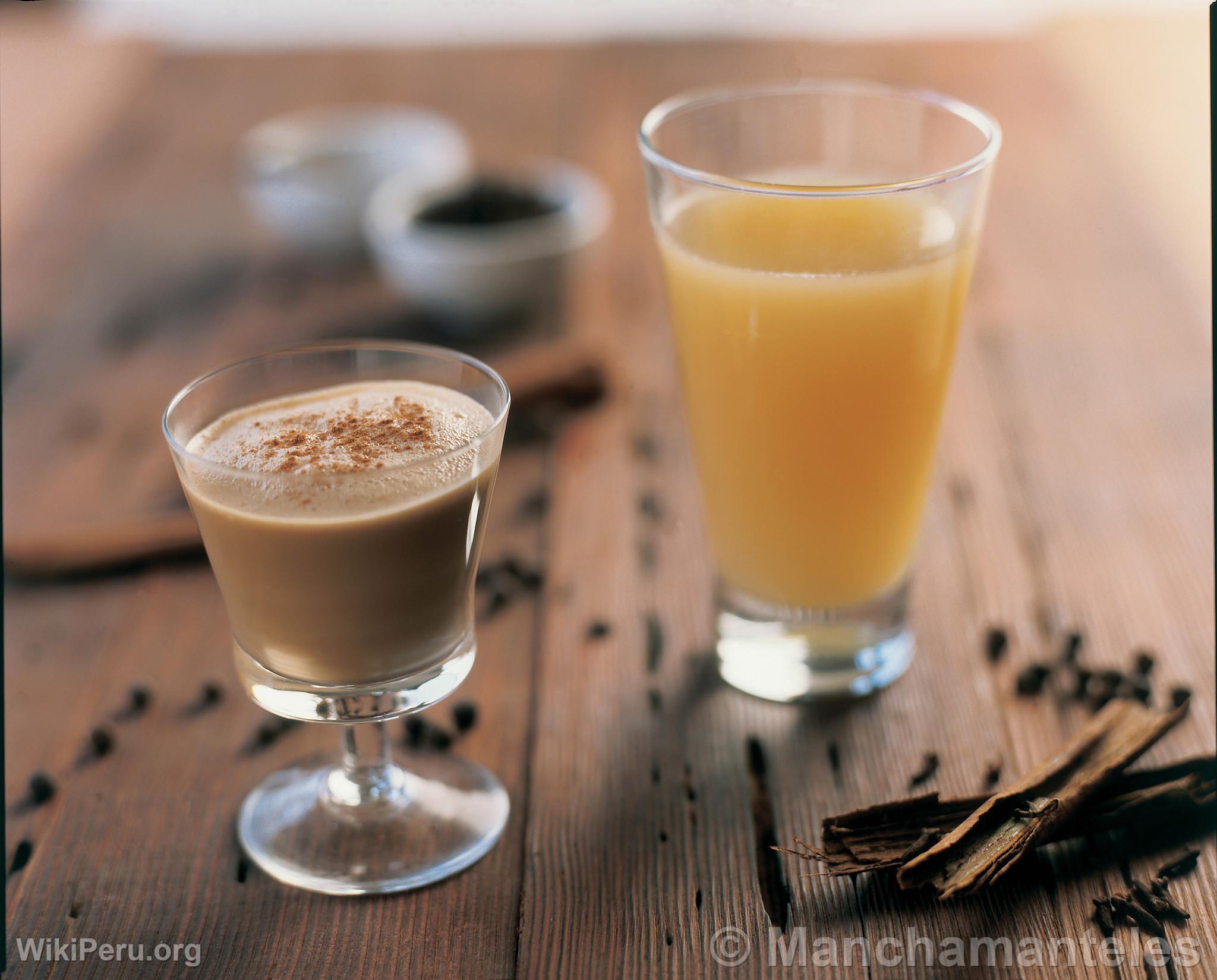 Chicha de Jora and Algarrobina Cocktail