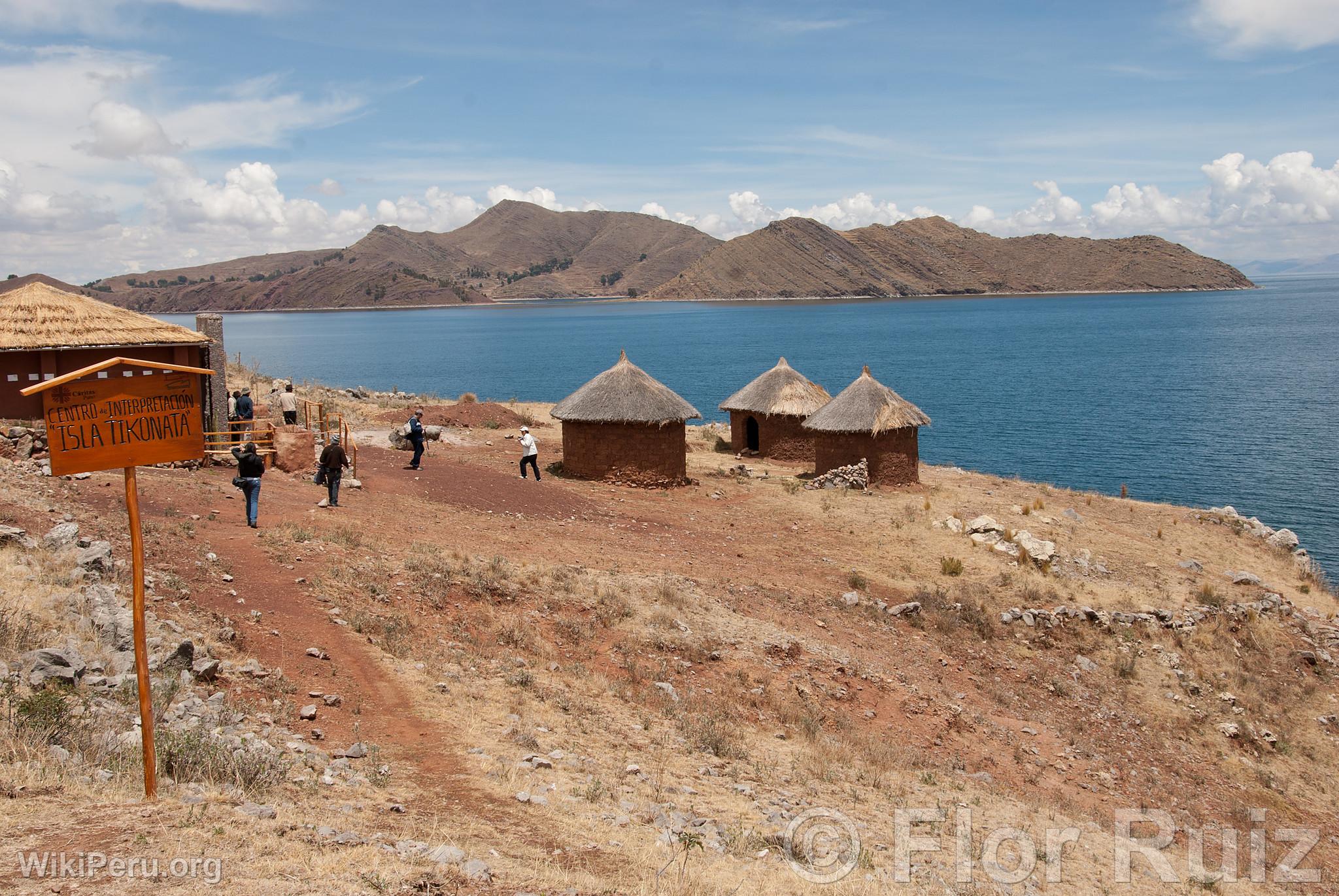 Tikonata Island on Lake Titicaca