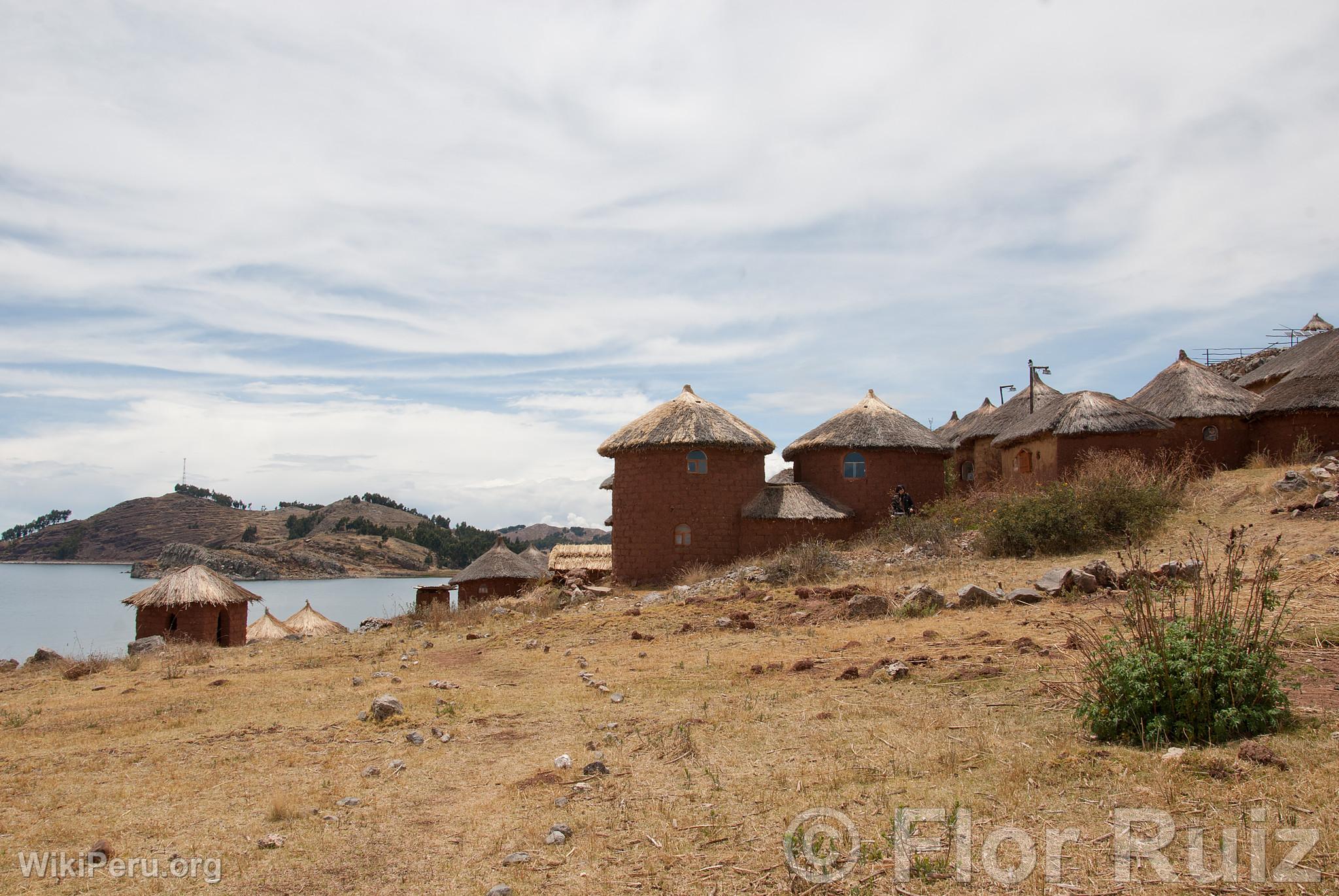 Tikonata Island on Lake Titicaca