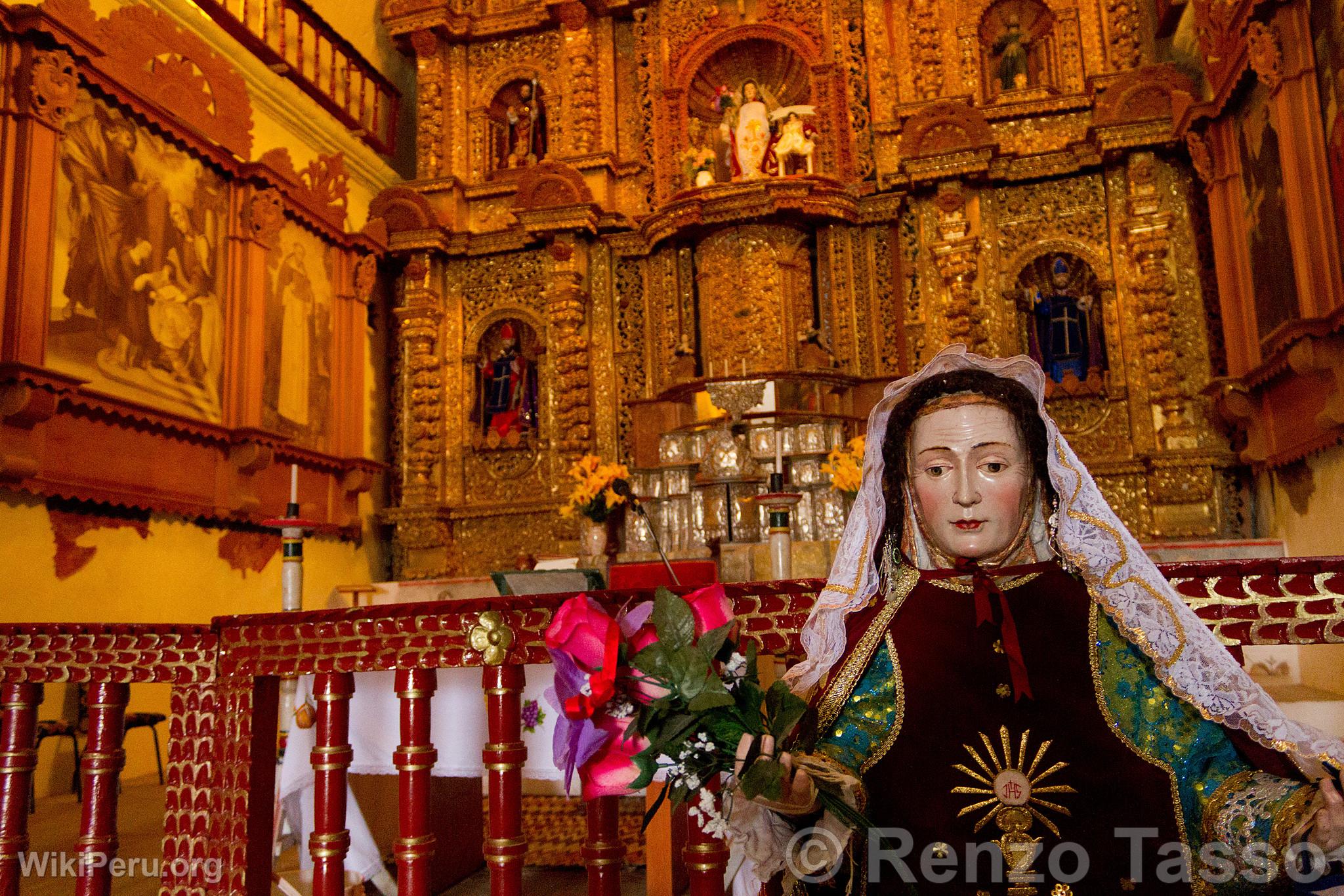 Interior of Maca Church