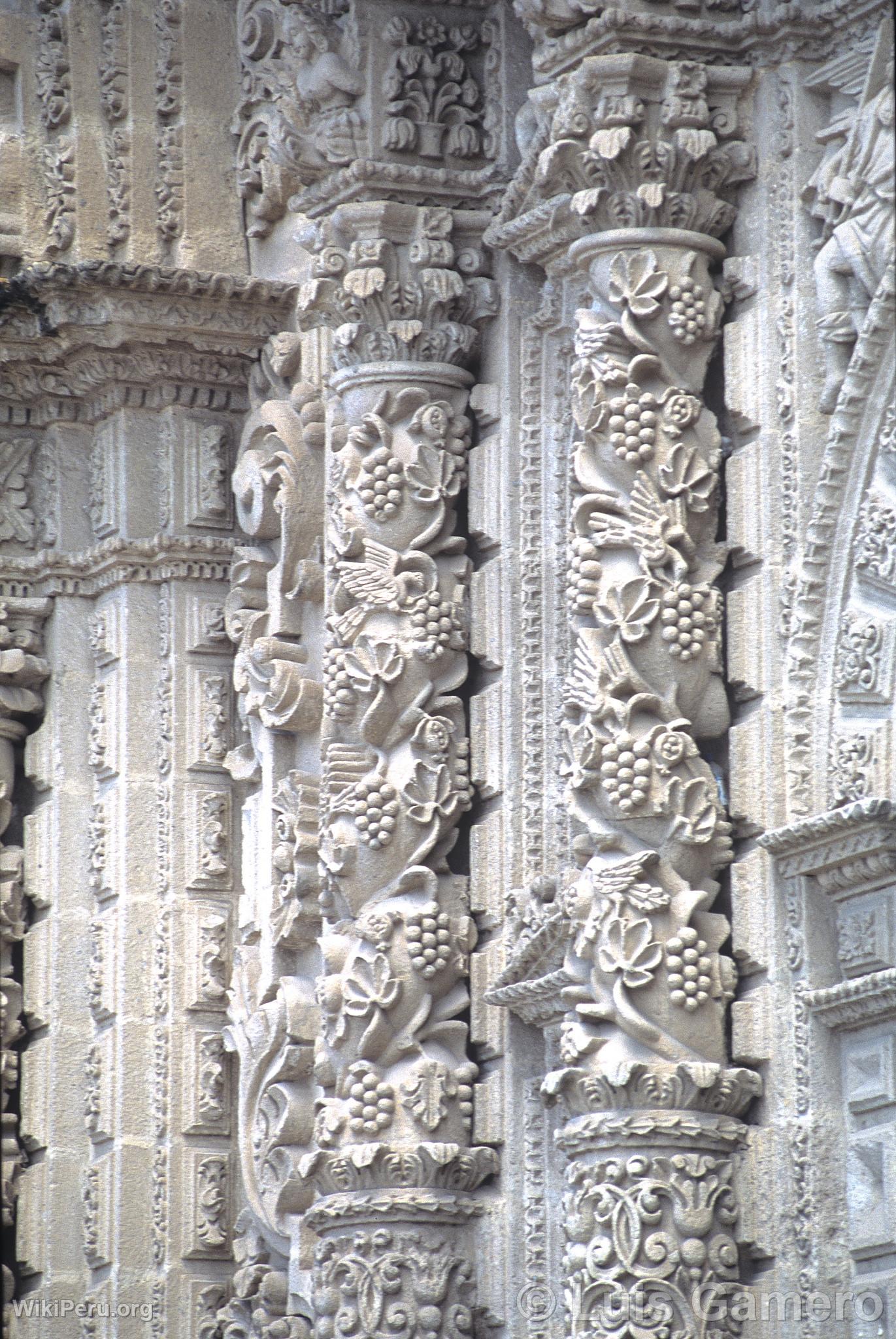 Detail of the Cathedral Facade, Cajamarca