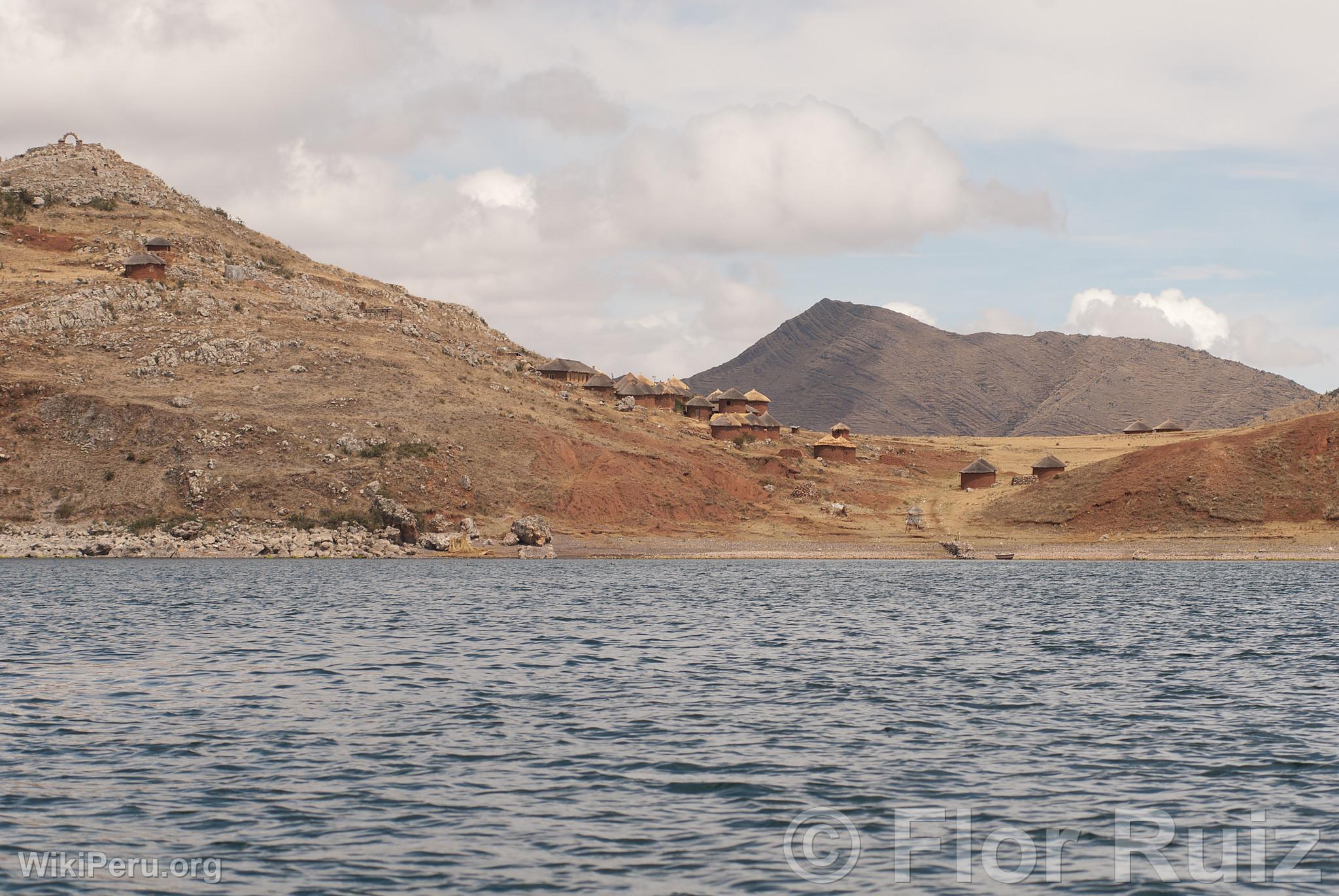 Tikonata Island on Lake Titicaca