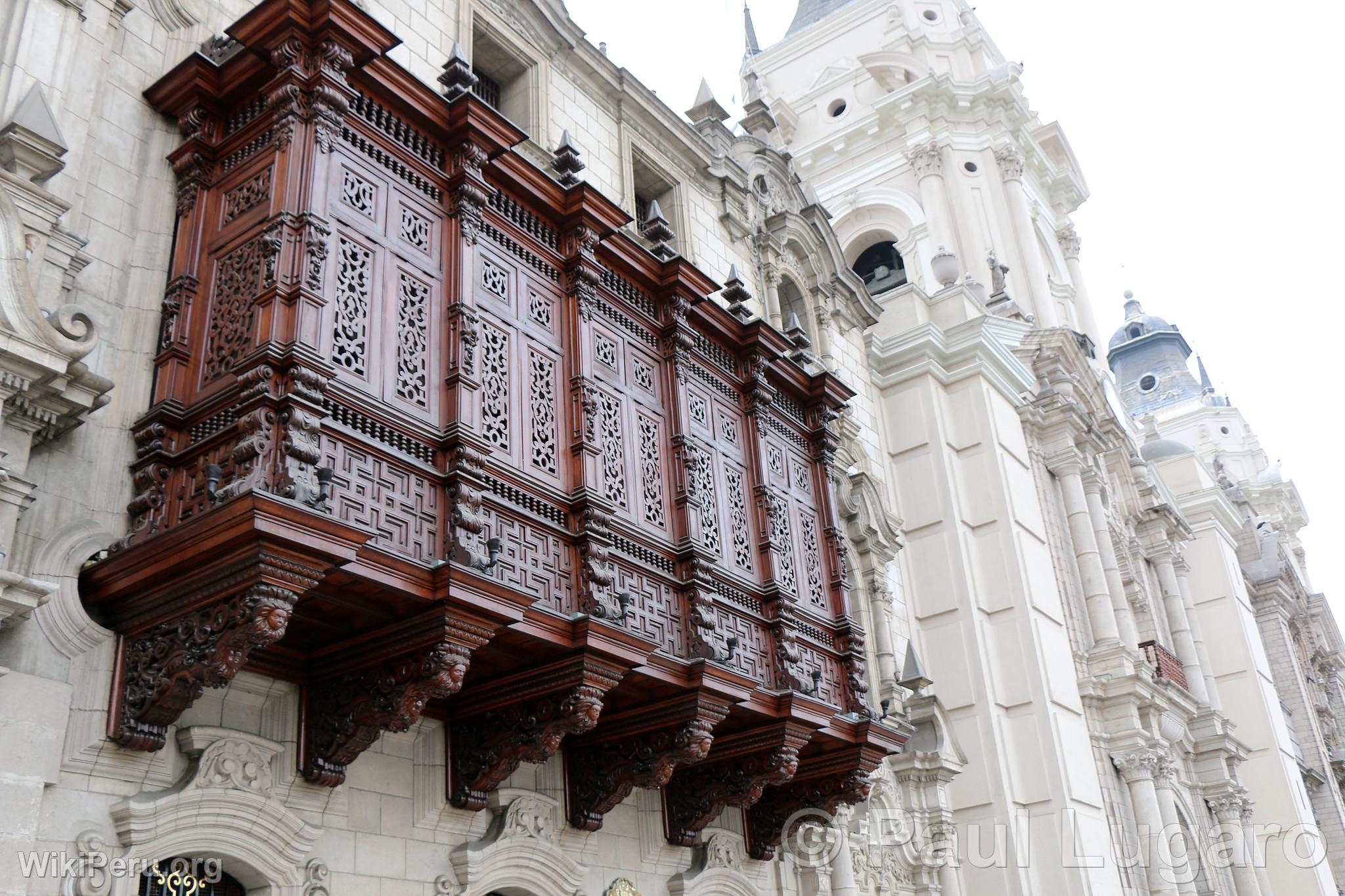 Cathedral balconies, Lima