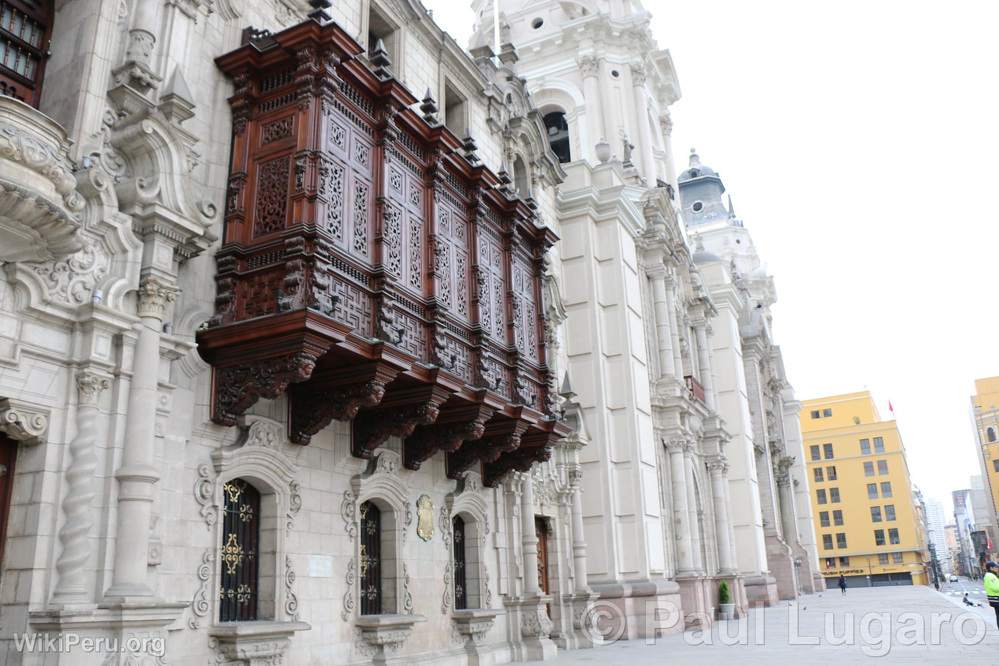 Cathedral balconies, Lima