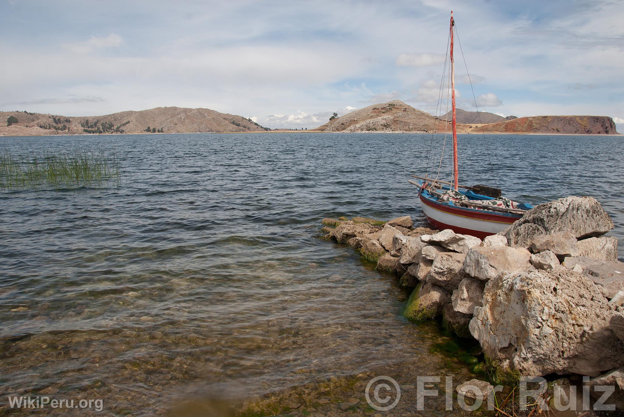 Tikonata Island on Lake Titicaca