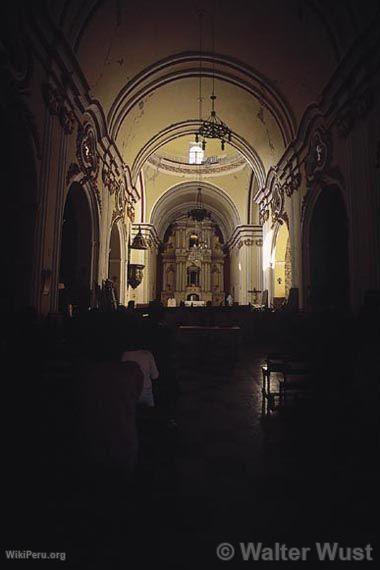 Interior of Santo Domingo Church