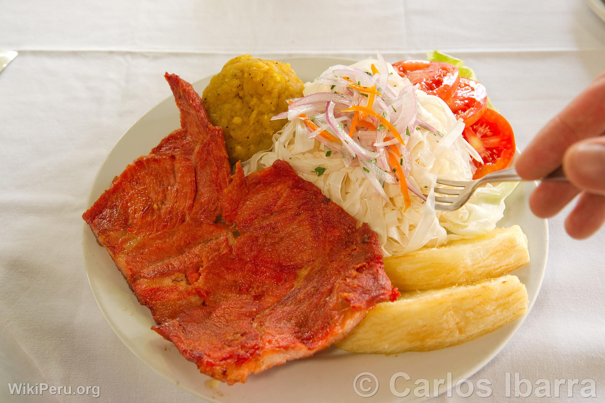 Chonta, Tacacho, and Cecina