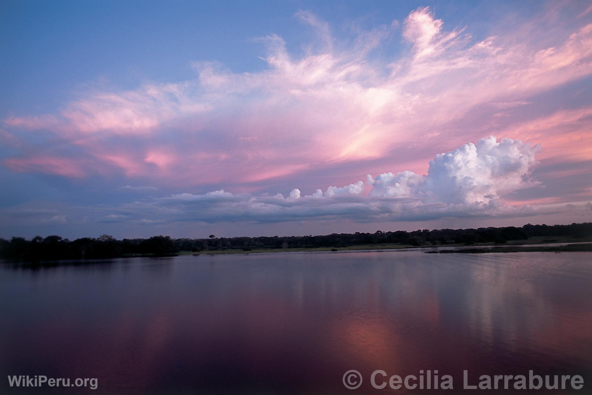 Sunset on the Samiria River