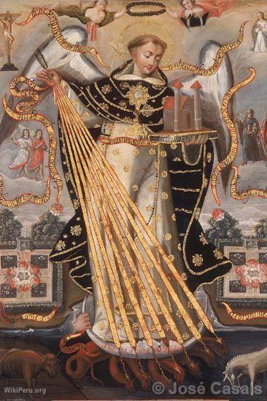 Saint Thomas Aquinas. Circa 1720-40, Arequipa