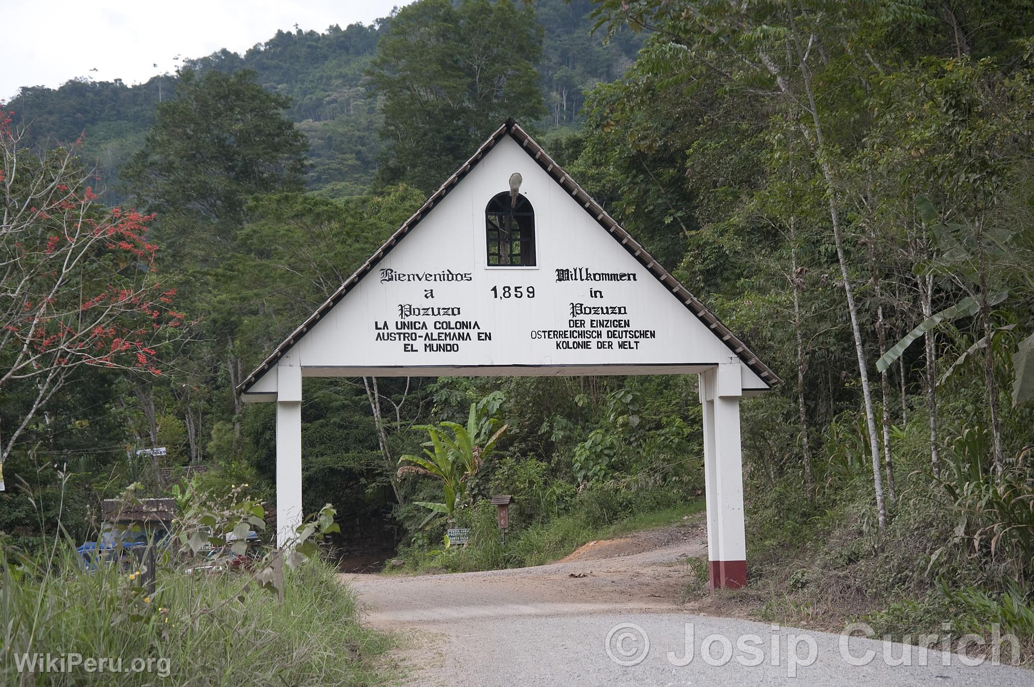 Entrance to Pozuzo