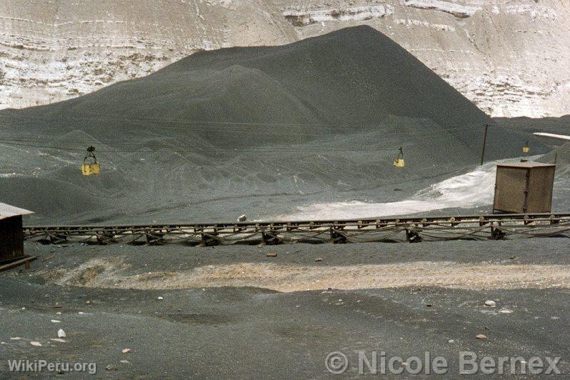 Tailings and accumulated slag, La Oroya