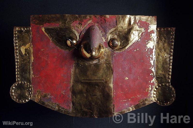 Funerary mask, Lambayeque culture