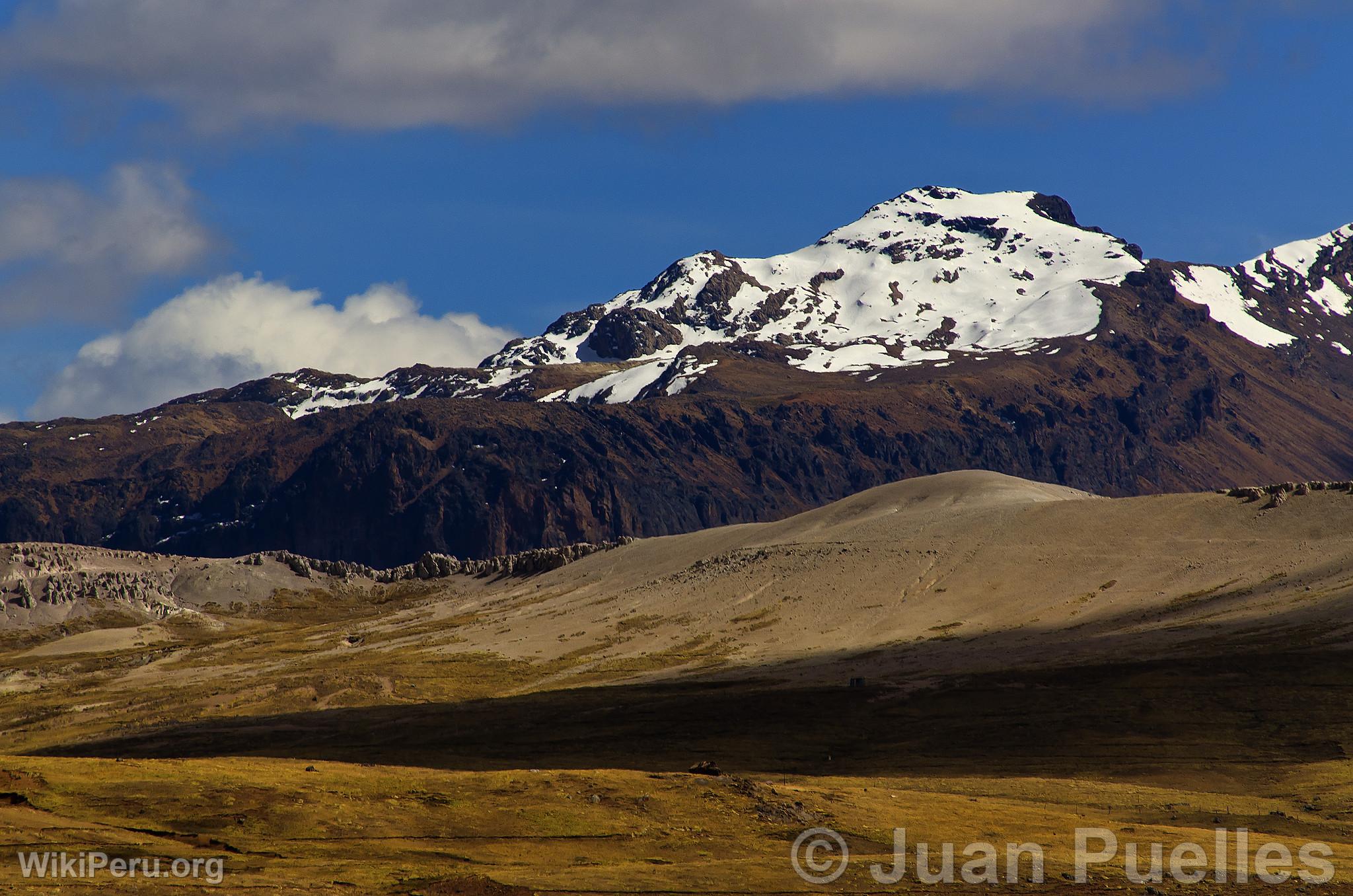 Huamanrazu Snow-Capped Mountain