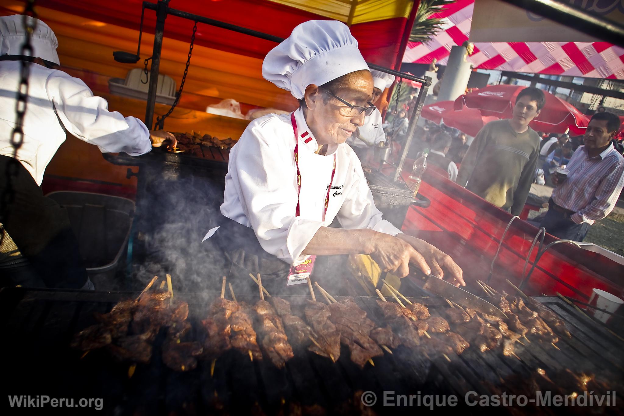 Anticucho Preparation