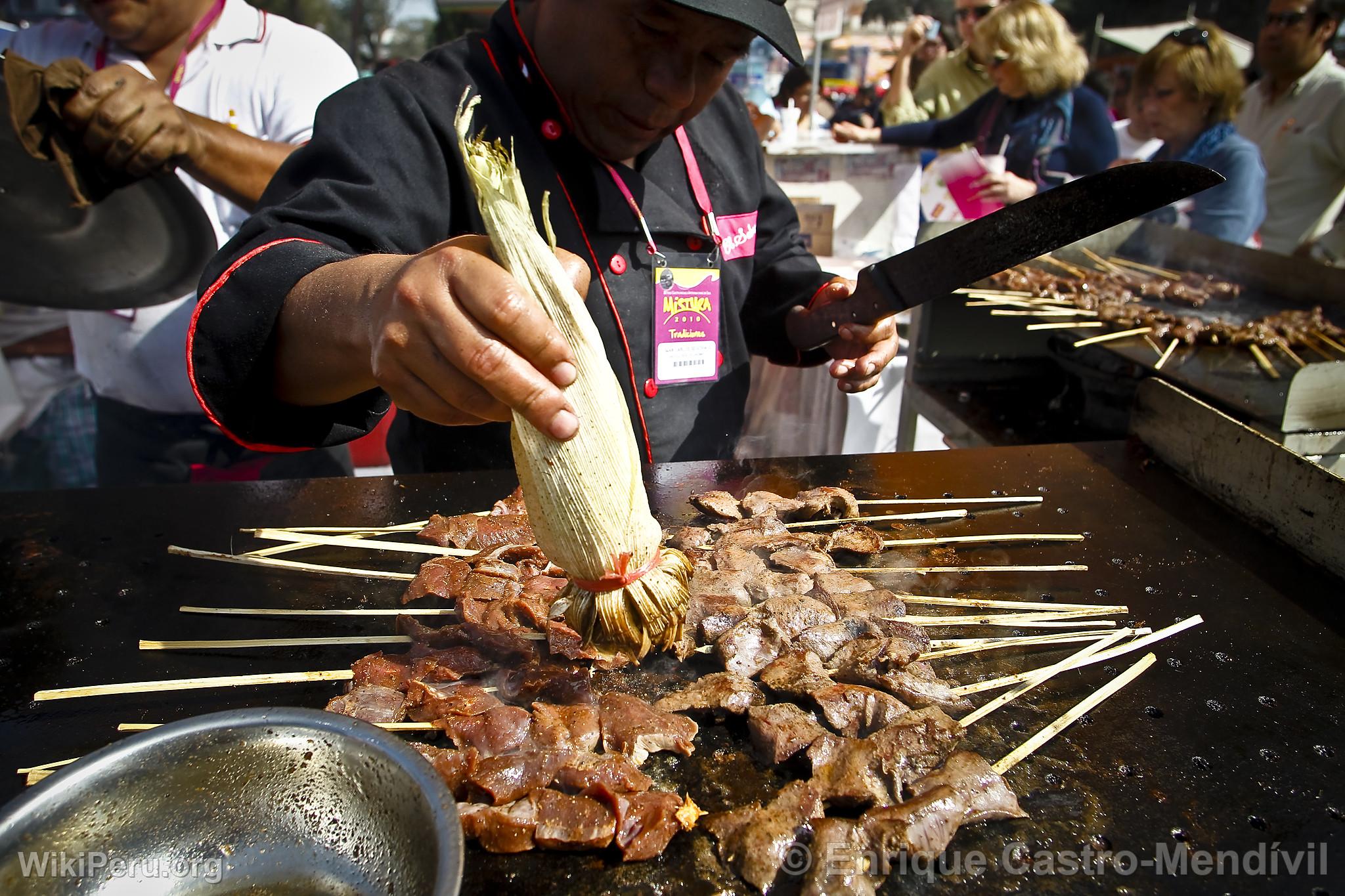 Anticucho Preparation