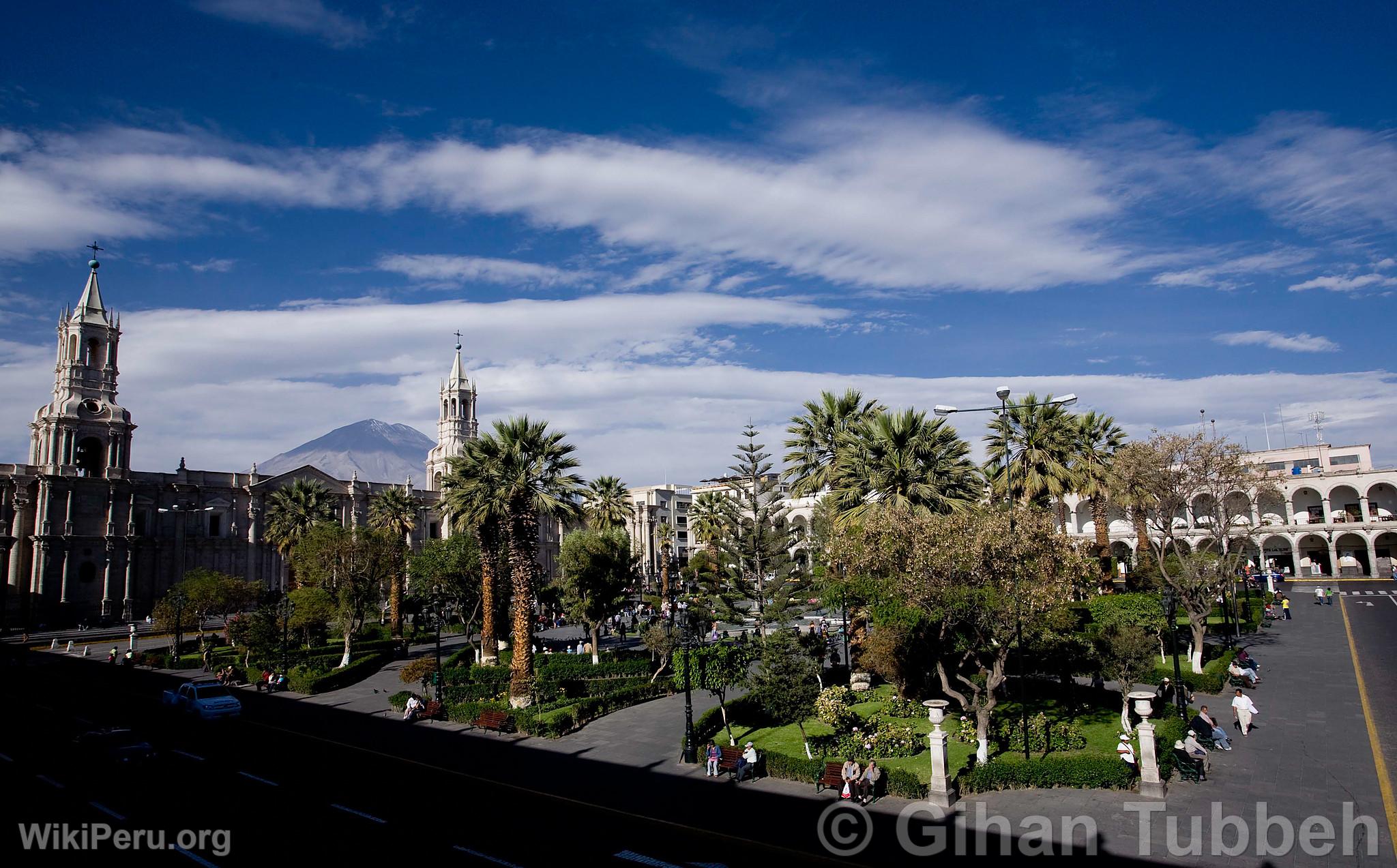 Arequipa Main Square and Cathedral