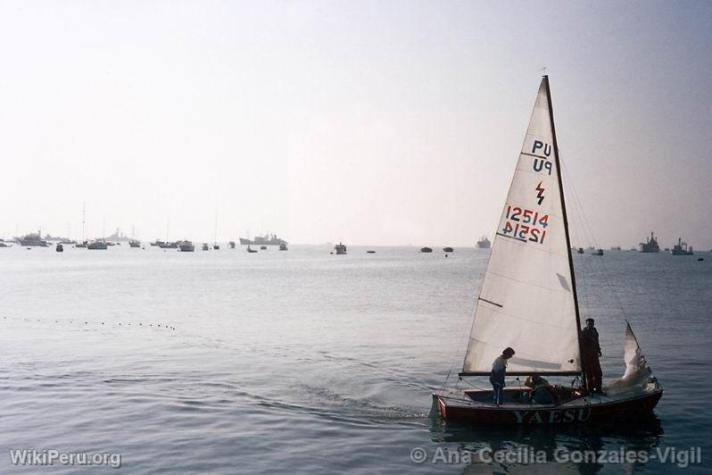 Sailboat in La Punta, Lima