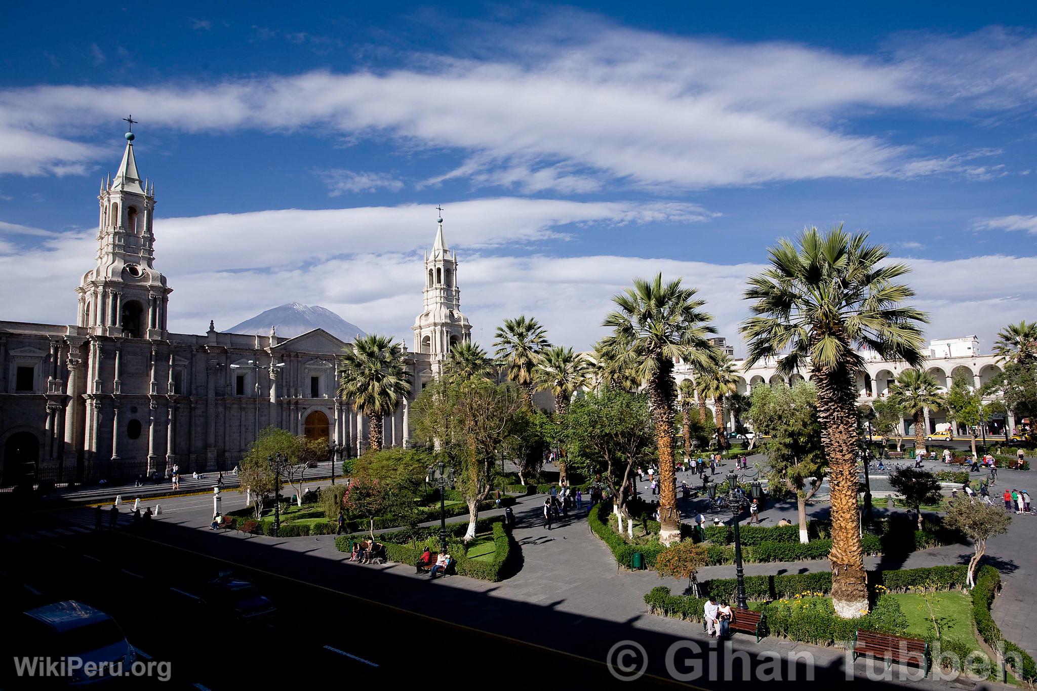 Arequipa Main Square and Cathedral