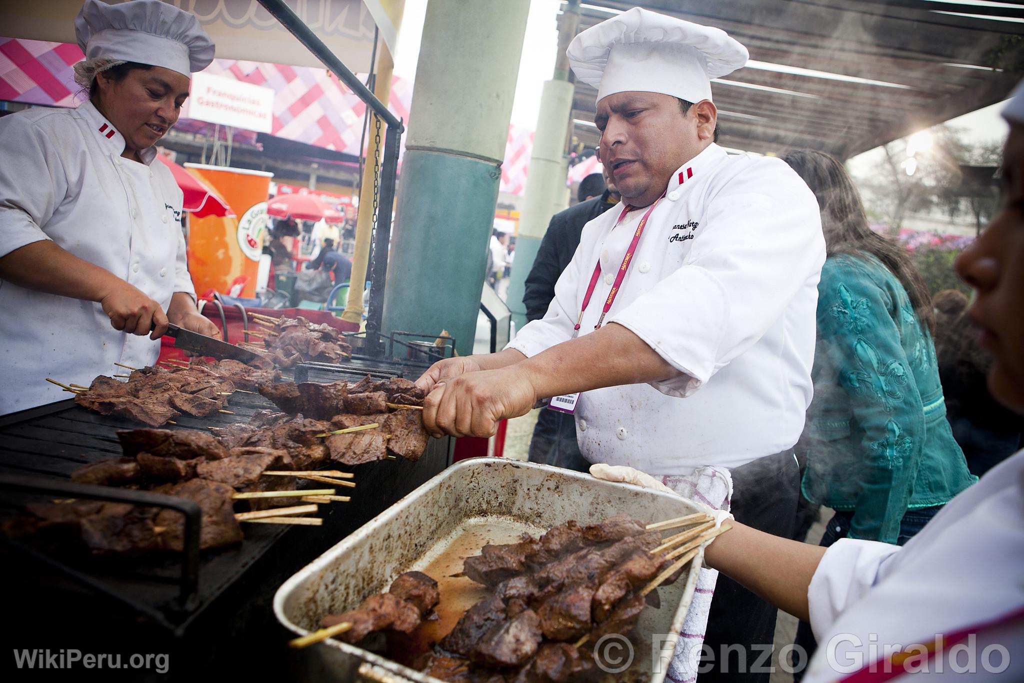 Preparation of Anticuchos